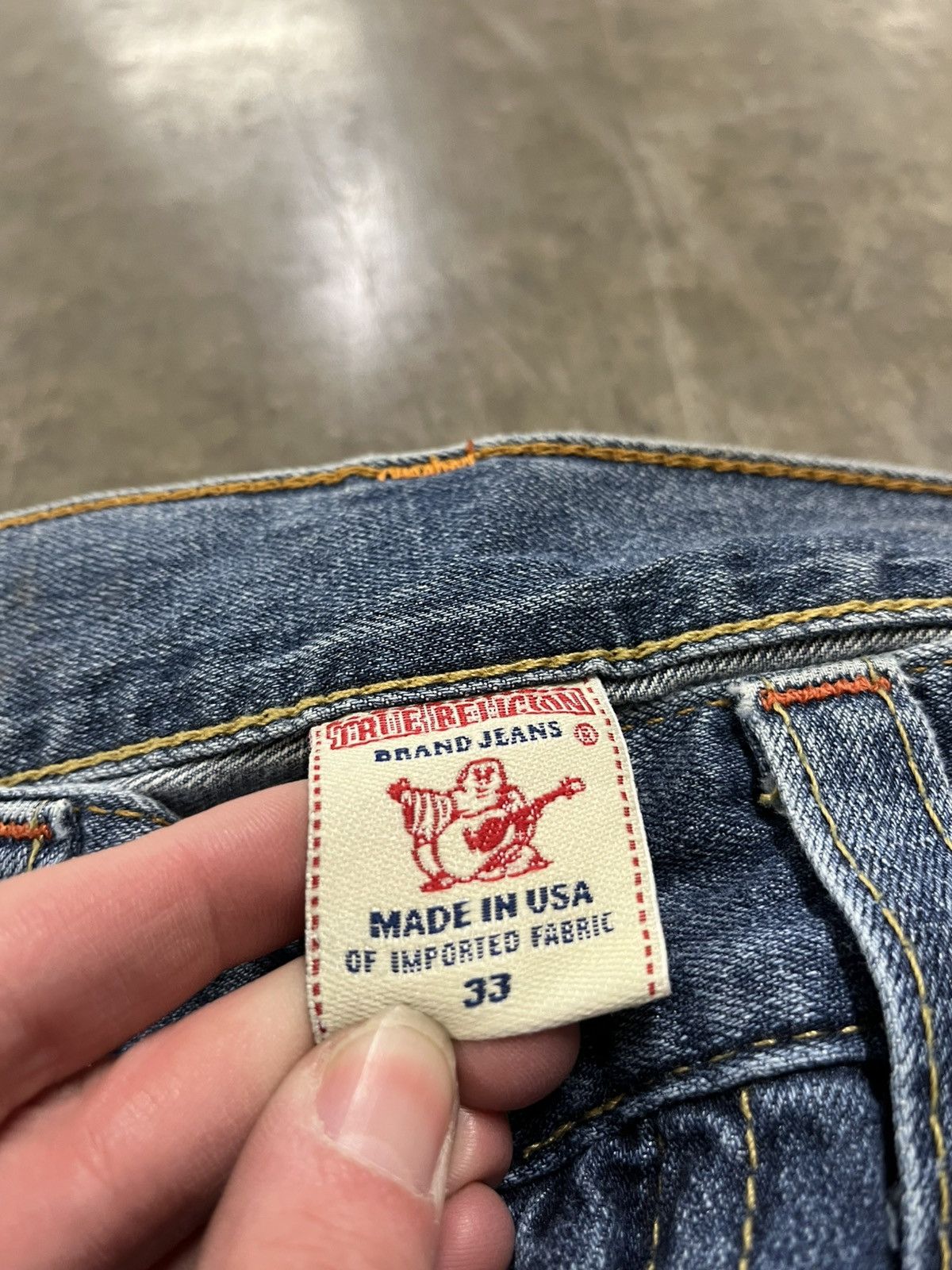True Religion × Vintage True religion baggy fit y2k skater wide leg hype rare Size US 34 / EU 50 - 6 Thumbnail