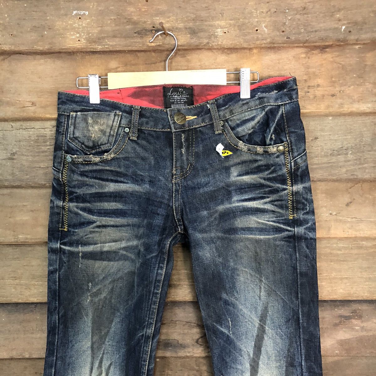 Japanese Brand HotchKiss Blue Denim Jeans Pants #7383 Size 26" / US 2 / IT 38 - 6 Thumbnail