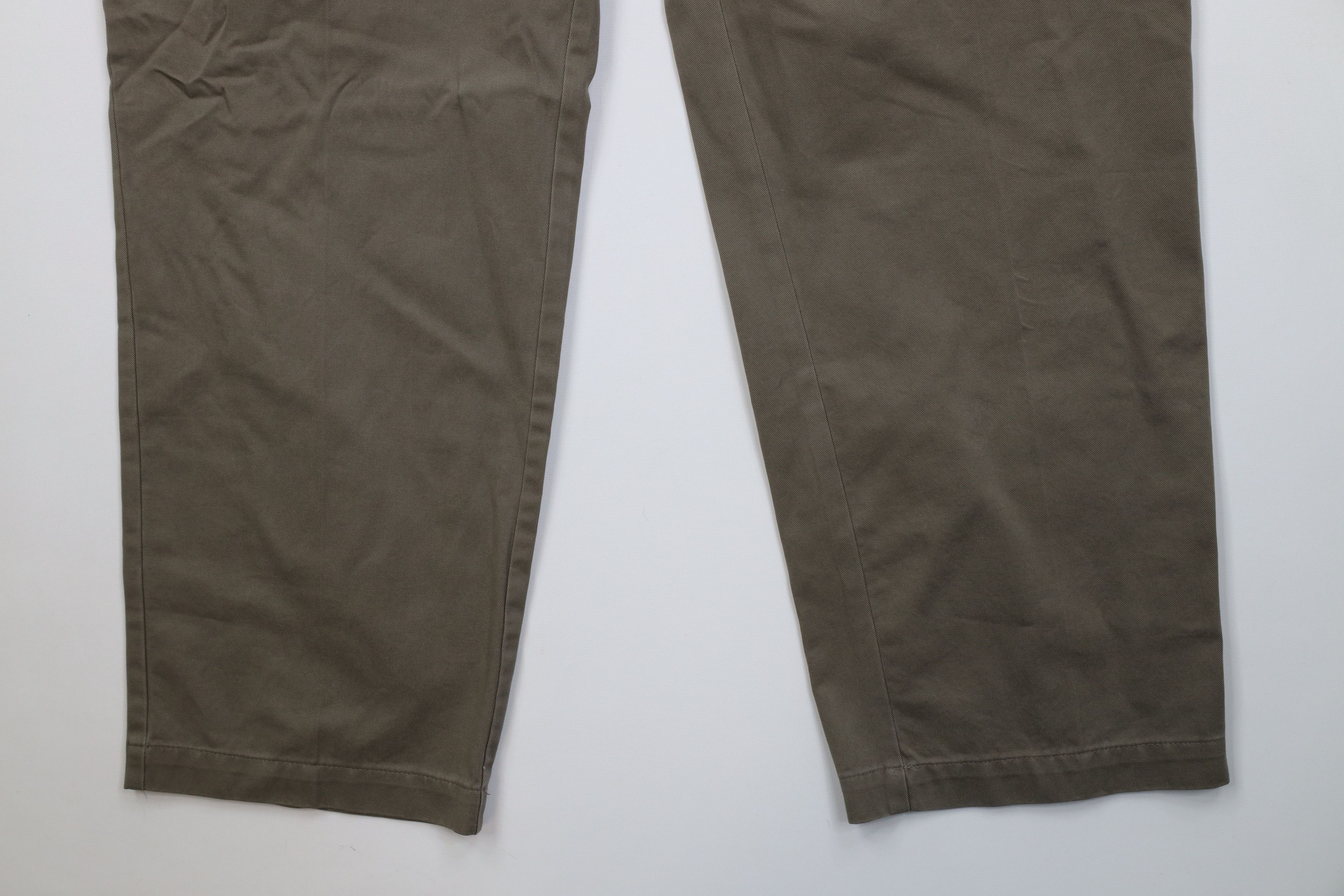 Ralph Lauren Vintage 90s Ralph Lauren Andrew Wide Leg Chino Pants Beige Size US 38 / EU 54 - 4 Thumbnail