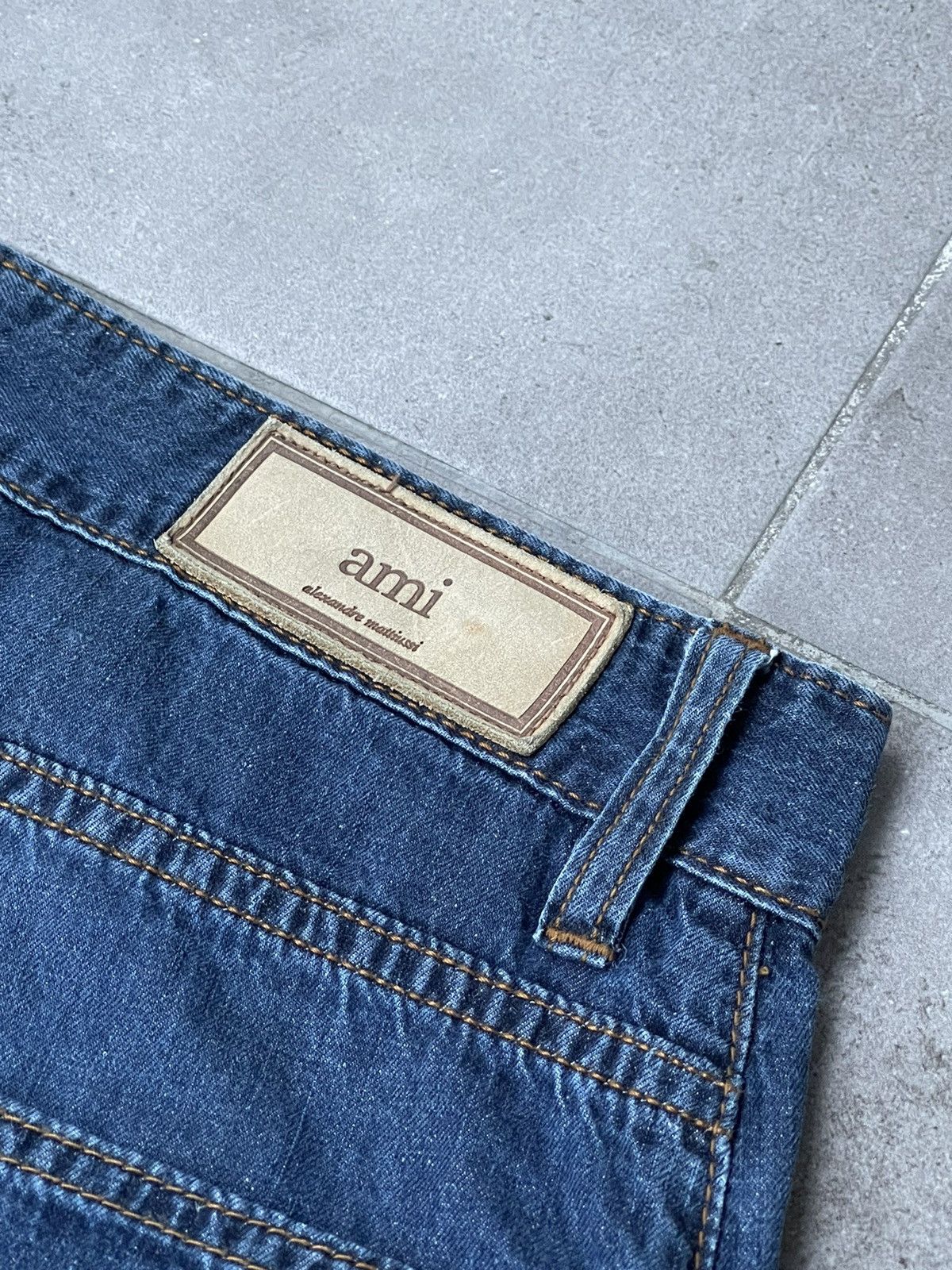 AMI AMI Alexandre Mattiussi Indigo Denim Pants Size US 30 / EU 46 - 15 Thumbnail