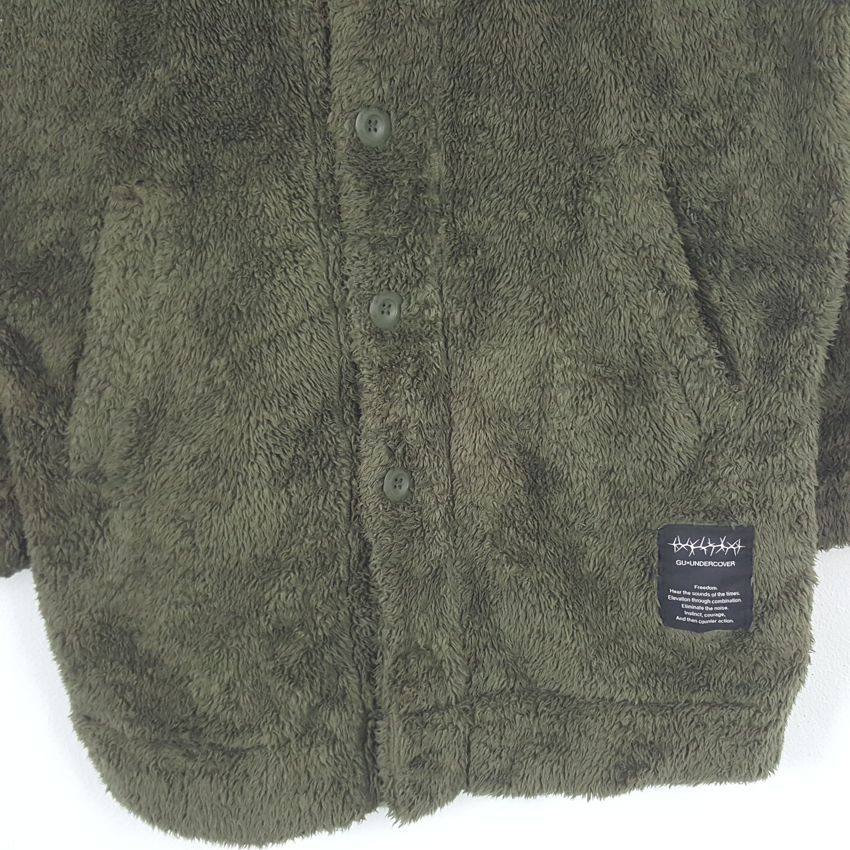 GU × Undercover × Vintage Vintage GU X Undercover Japanese Fleece Jacket C287N14 Size US L / EU 52-54 / 3 - 4 Thumbnail