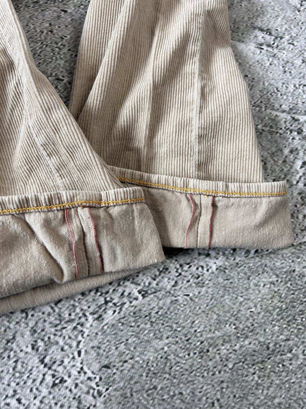 Evisu × Vintage Evisu corduroy pants vintage cords red beige seagulls Size US 30 / EU 46 - 7 Thumbnail