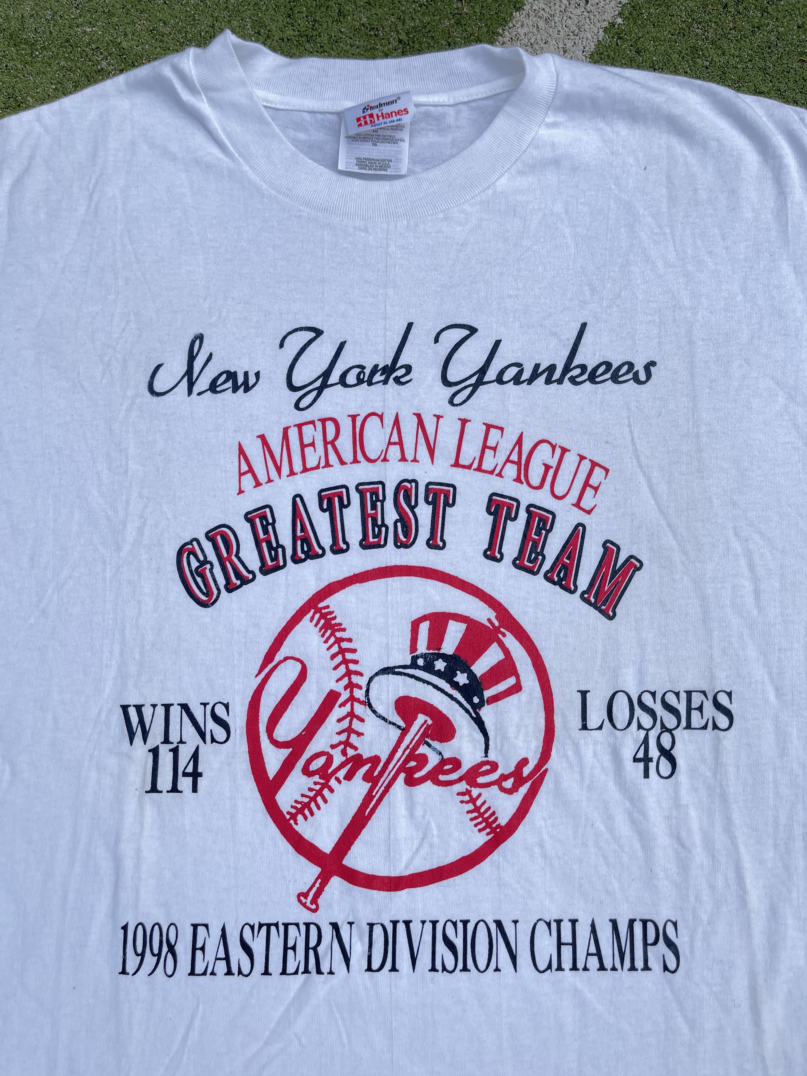 New York Yankees 1998 World Series Champions NY Yankees Vintage Shirt Size US XL / EU 56 / 4 - 4 Thumbnail