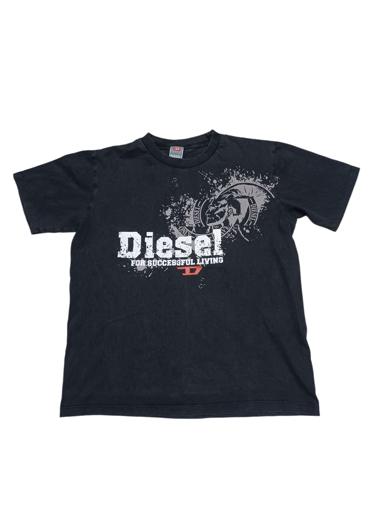 Diesel DIESEL VINTAGE FIRE AVANT GARDE BIGLOGO TEE Size US L / EU 52-54 / 3 - 1 Thumbnail