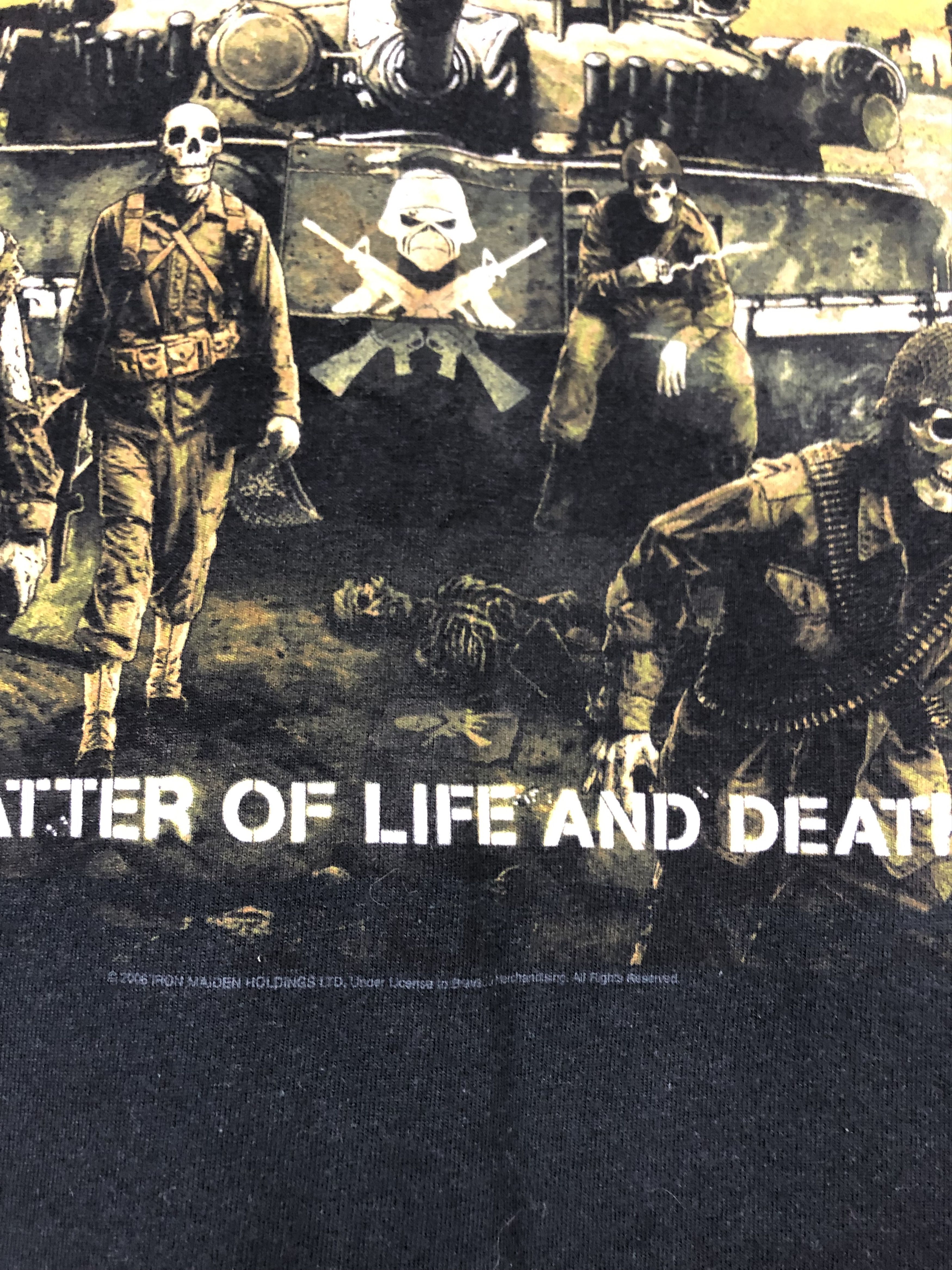 Band Tees Vintage Iron Maiden Band Rare Matter of Life Hype Tee Shirt Size US S / EU 44-46 / 1 - 6 Thumbnail