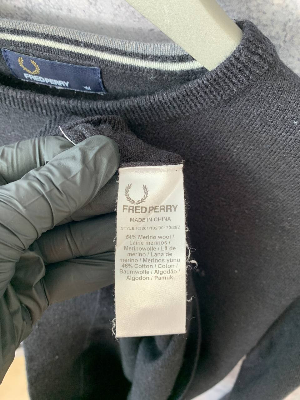 Fred Perry Fred Perry Merino Wool Sweater Pullover Jumper Sweatshirt Size US M / EU 48-50 / 2 - 9 Thumbnail