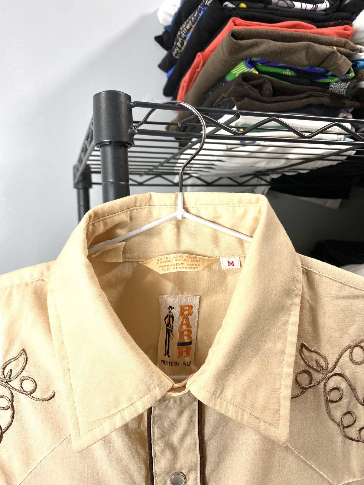 Vintage Rare! 1970’s Vintage BAR B Western Wear Shirt Size US M / EU 48-50 / 2 - 8 Thumbnail
