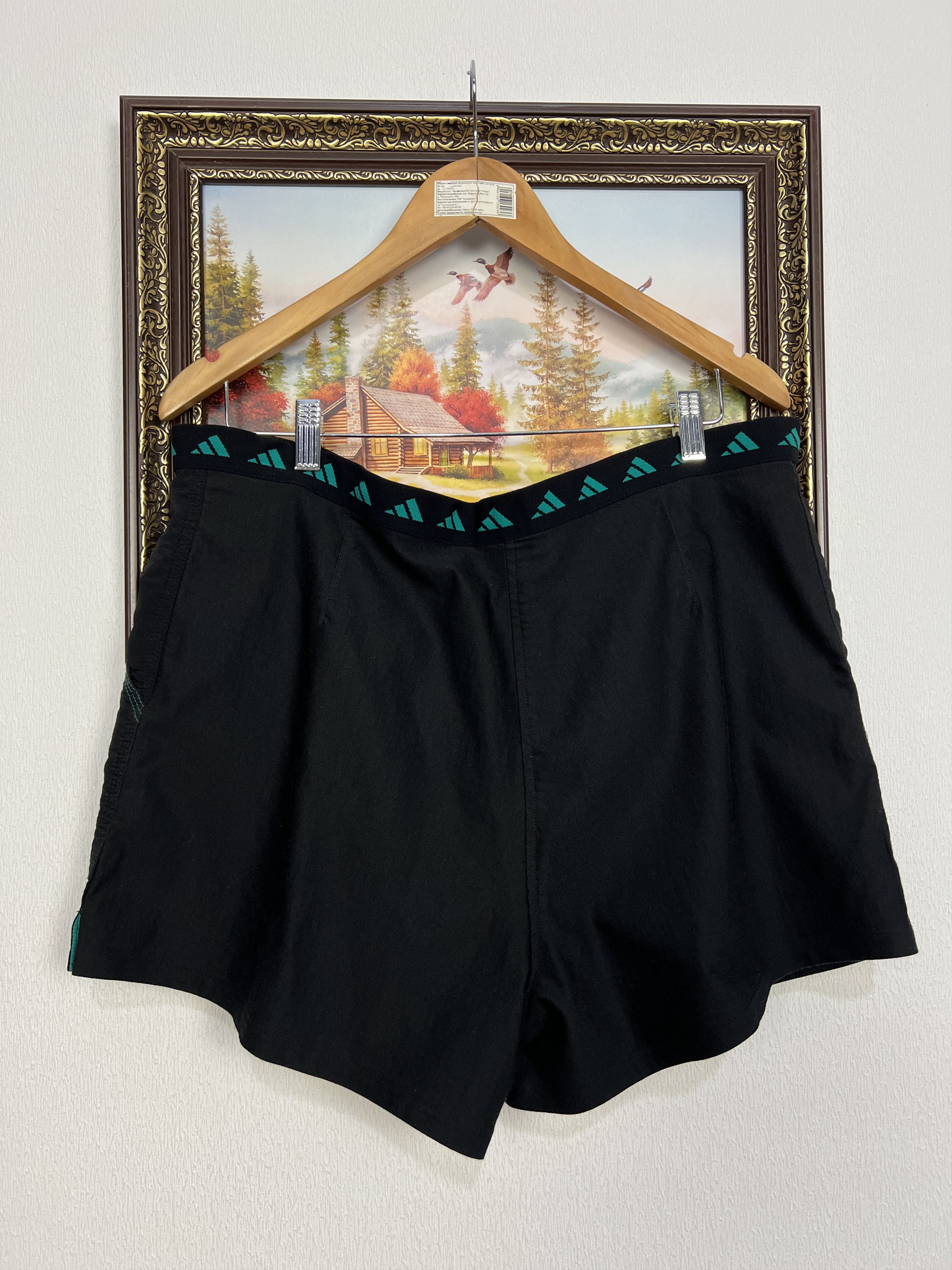 Adidas Vintage 90's Originals Black Tennis Athletic Shorts Rare Size US 36 / EU 52 - 9 Thumbnail