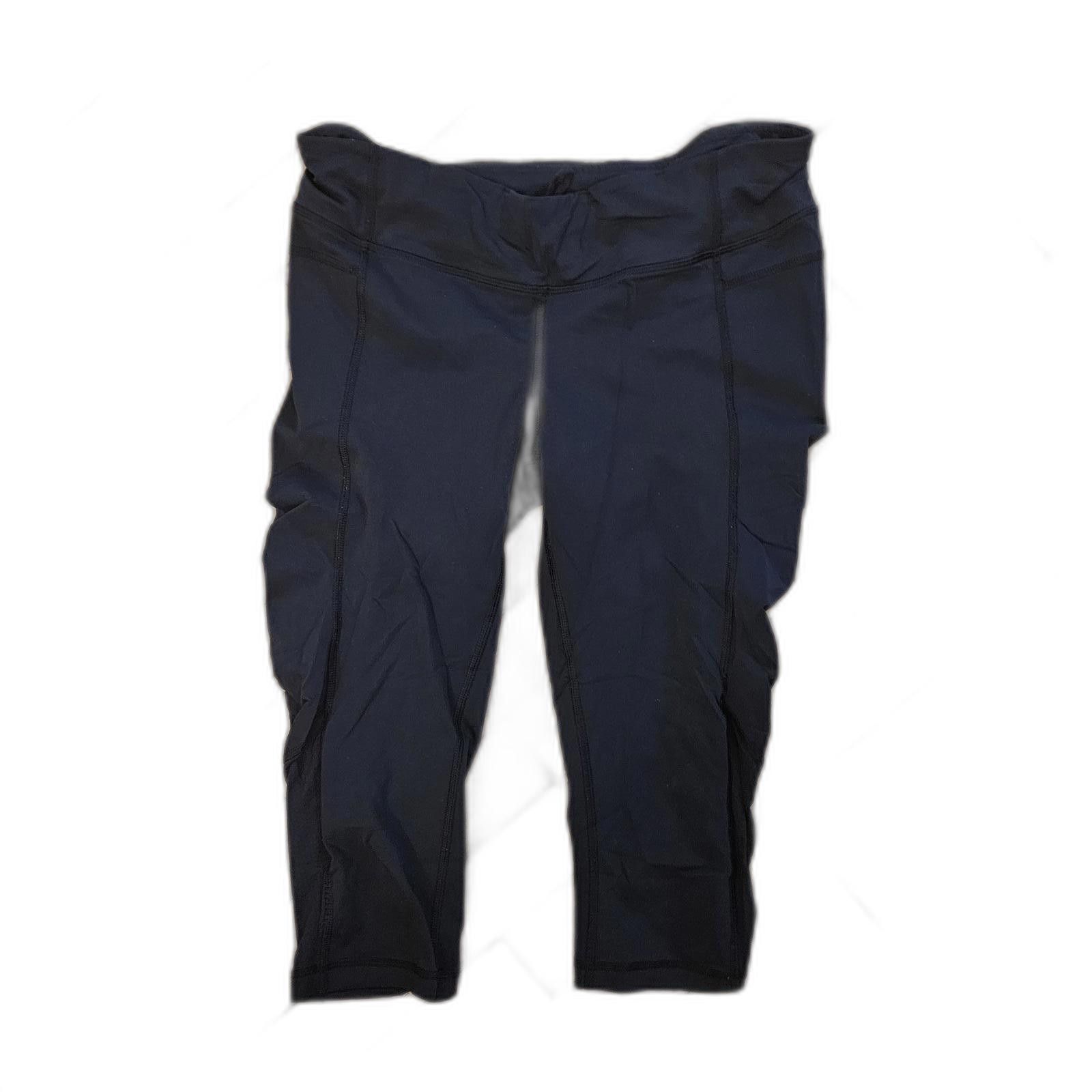 Lululemon Lululemon Wunder Under Crop Leggings - Women's Size 8 Size 30" / US 8 / IT 44 - 1 Thumbnail