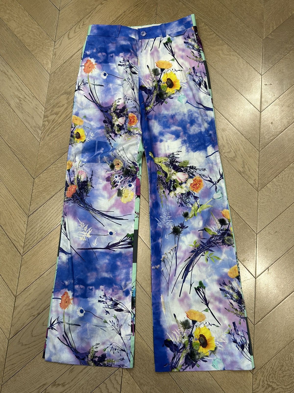 Louis Vuitton FLORAL PRINTED PANTS Size US 38 / EU 54 - 1 Thumbnail