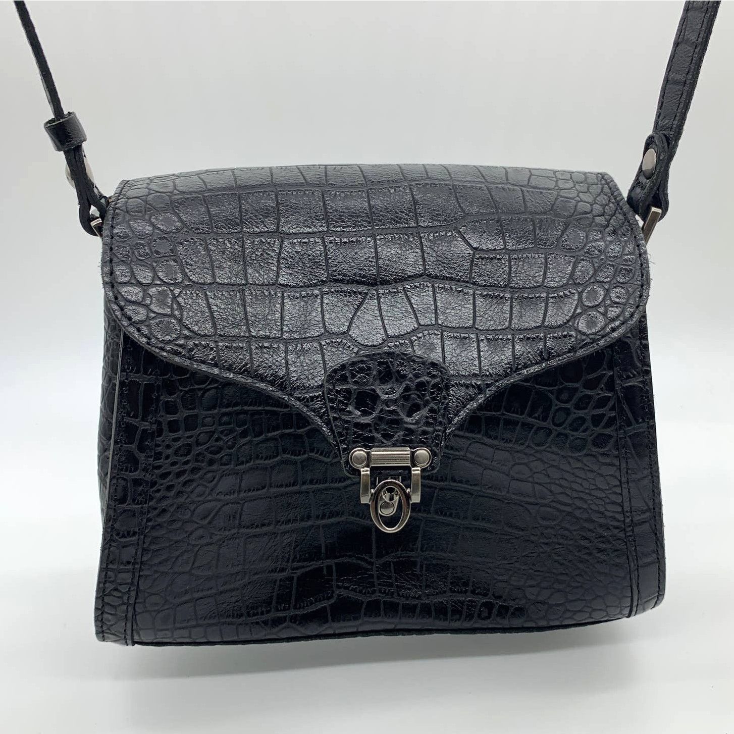 Other Patricia Nash Crossbody Leather Ashmore Satchel Black Size ONE SIZE - 1 Thumbnail