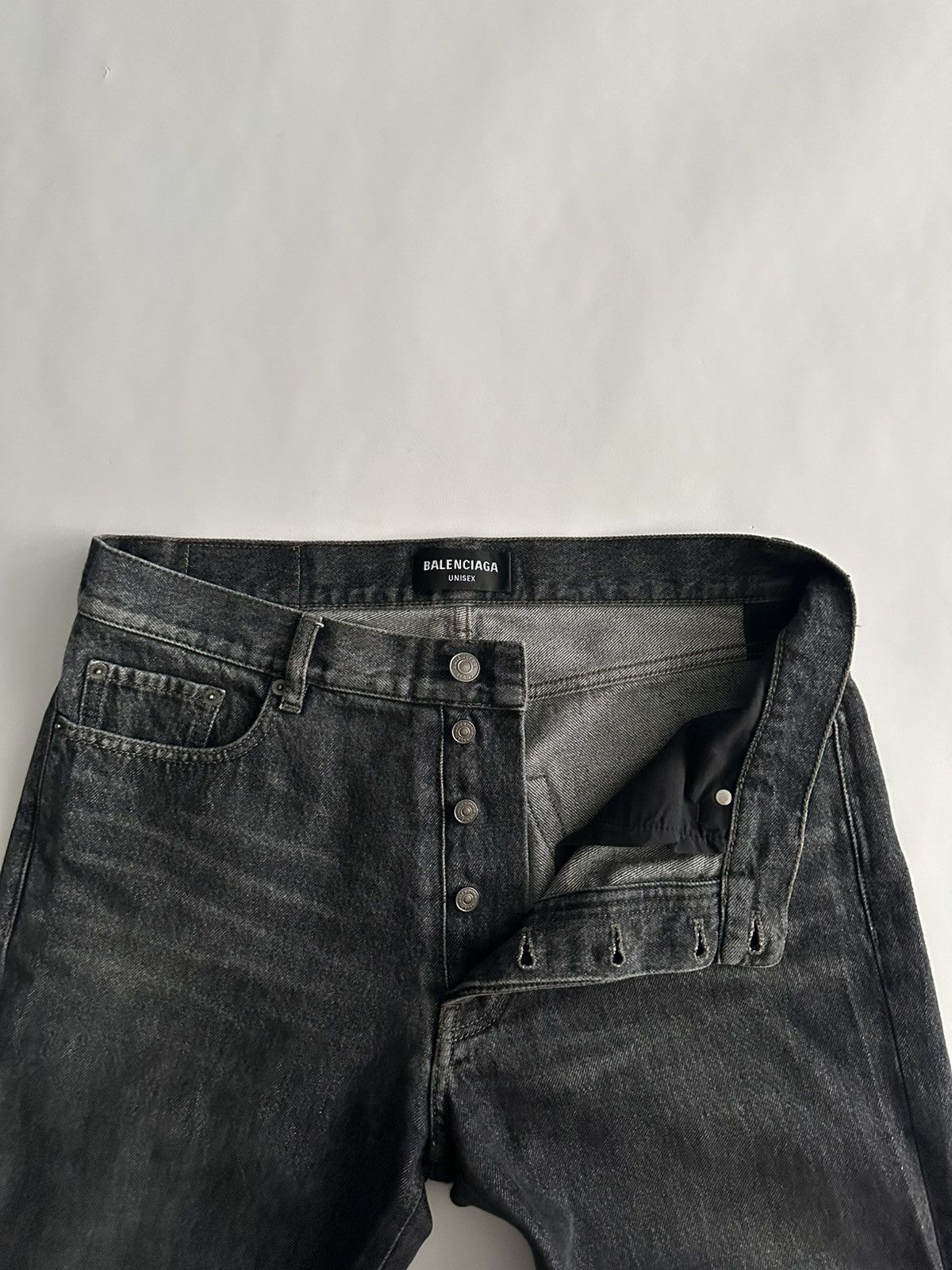 Balenciaga Balenciaga by Demna Back Rip Denim Jeans Size US 31 - 9 Thumbnail