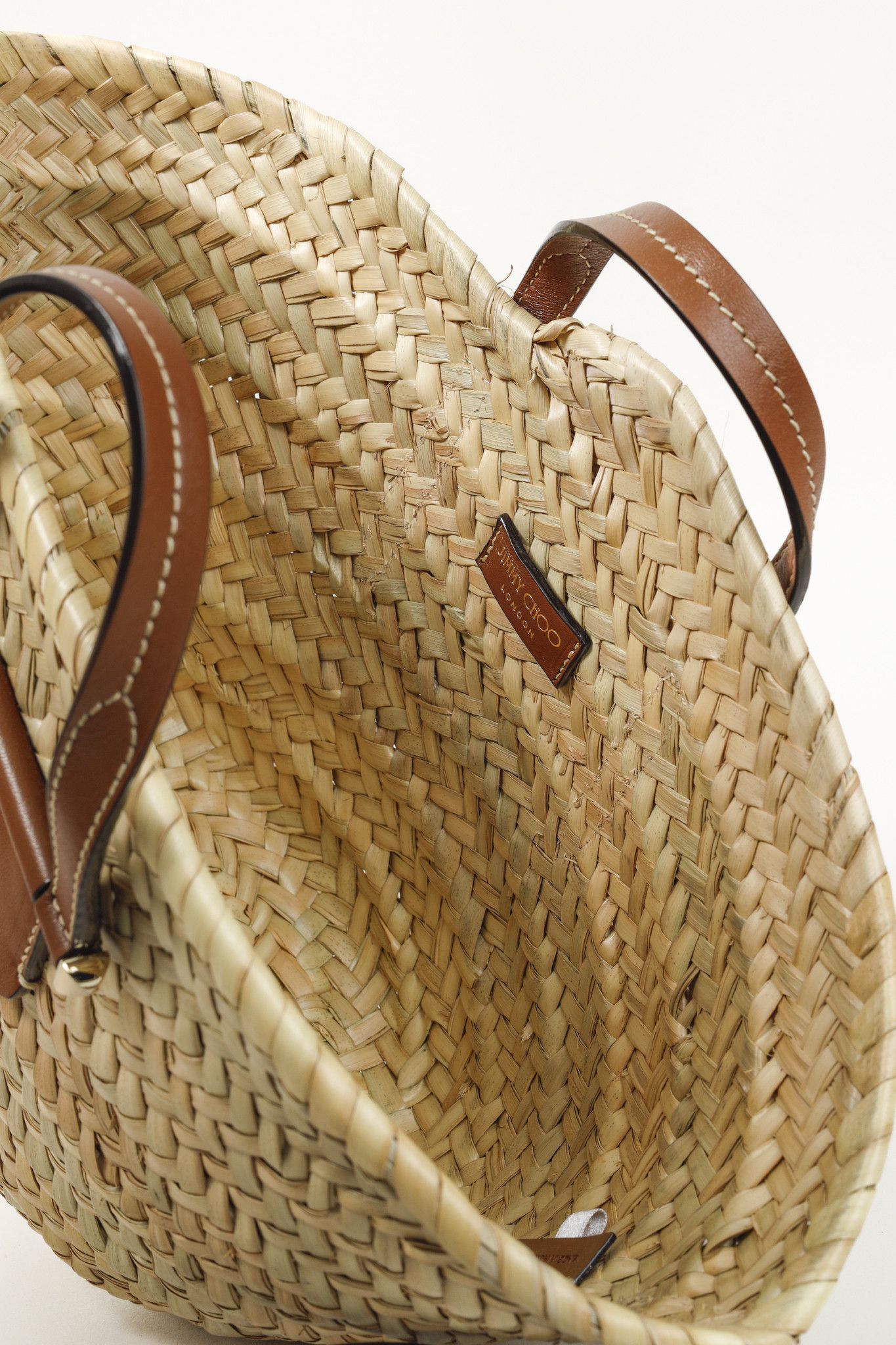 Jimmy Choo Jimmy Choo Macy Small Raffia Cross-Body Tote Bag Size ONE SIZE - 11 Thumbnail