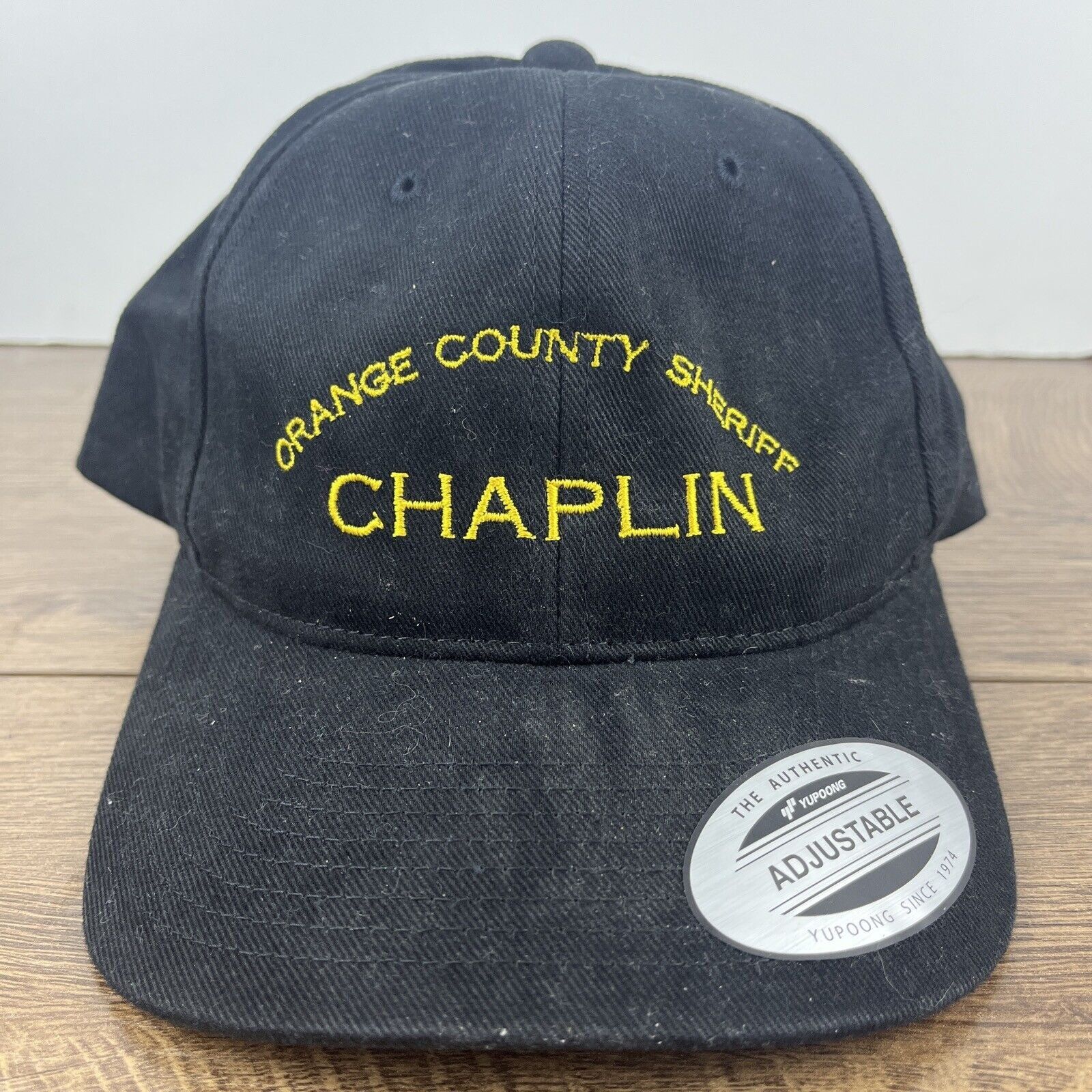 Other Orange County Sheriff Chaplin Hat Black Hat Adjustable Adult Size ONE SIZE - 4 Thumbnail