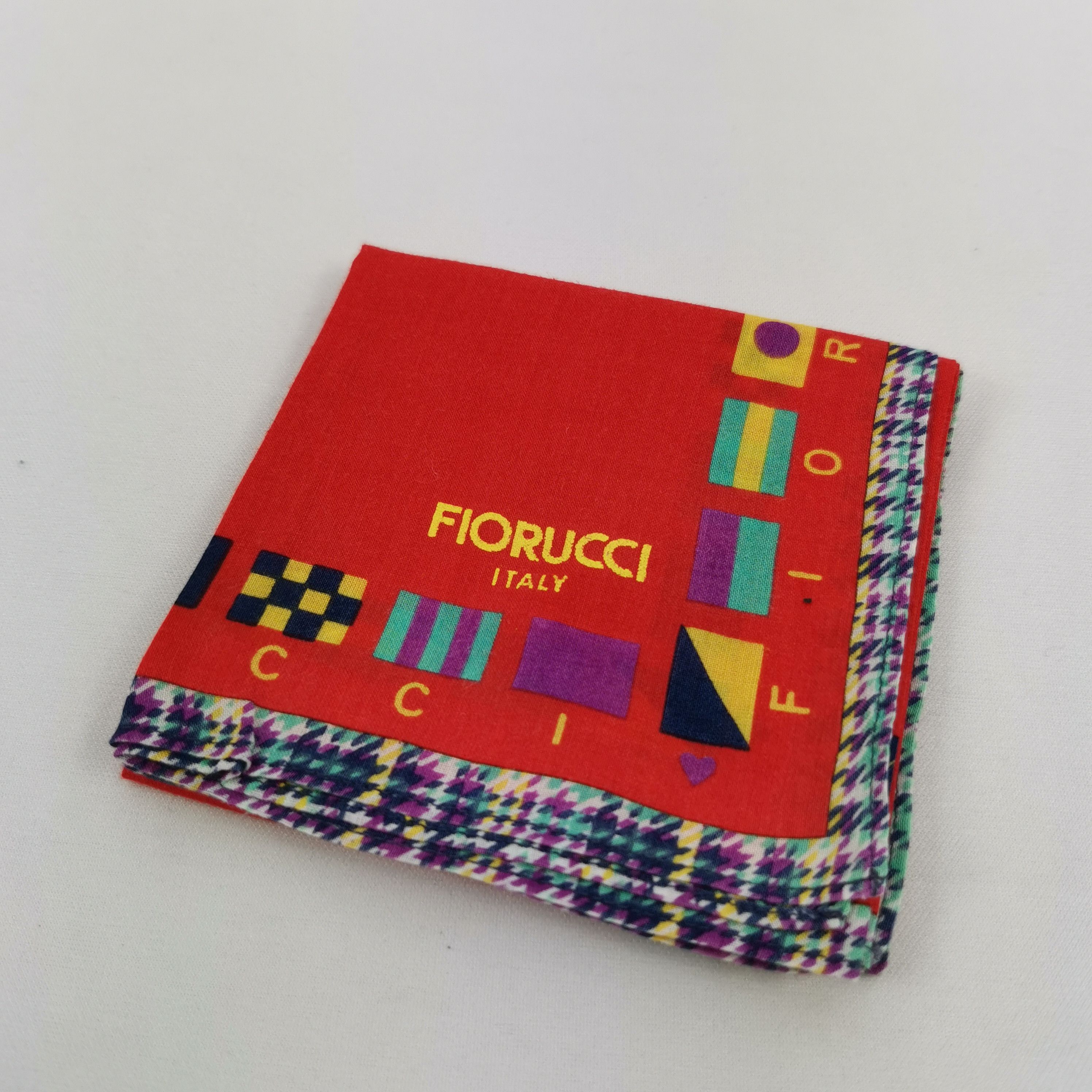 Fiorucci Vintage Fiorucci Handkerchief Neckerchief Bandana Size ONE SIZE - 4 Thumbnail