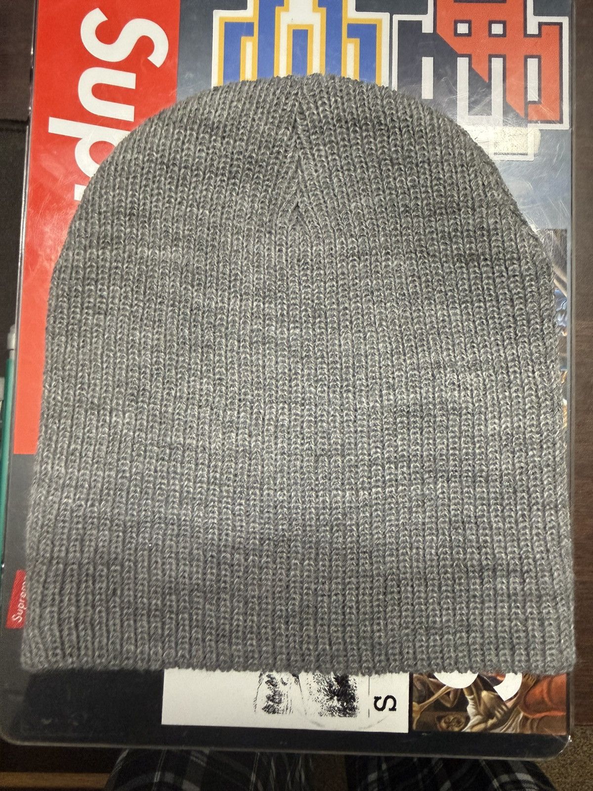Supreme Grey Vintage Supreme Basic Beanie Size ONE SIZE - 2 Thumbnail