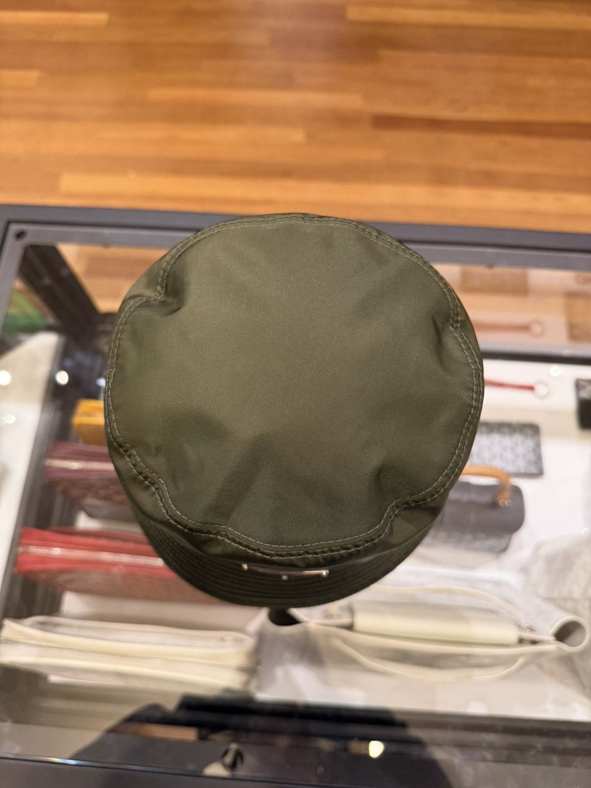 Prada Prada Nylon Bucket Hat - Olive Size ONE SIZE - 5 Thumbnail