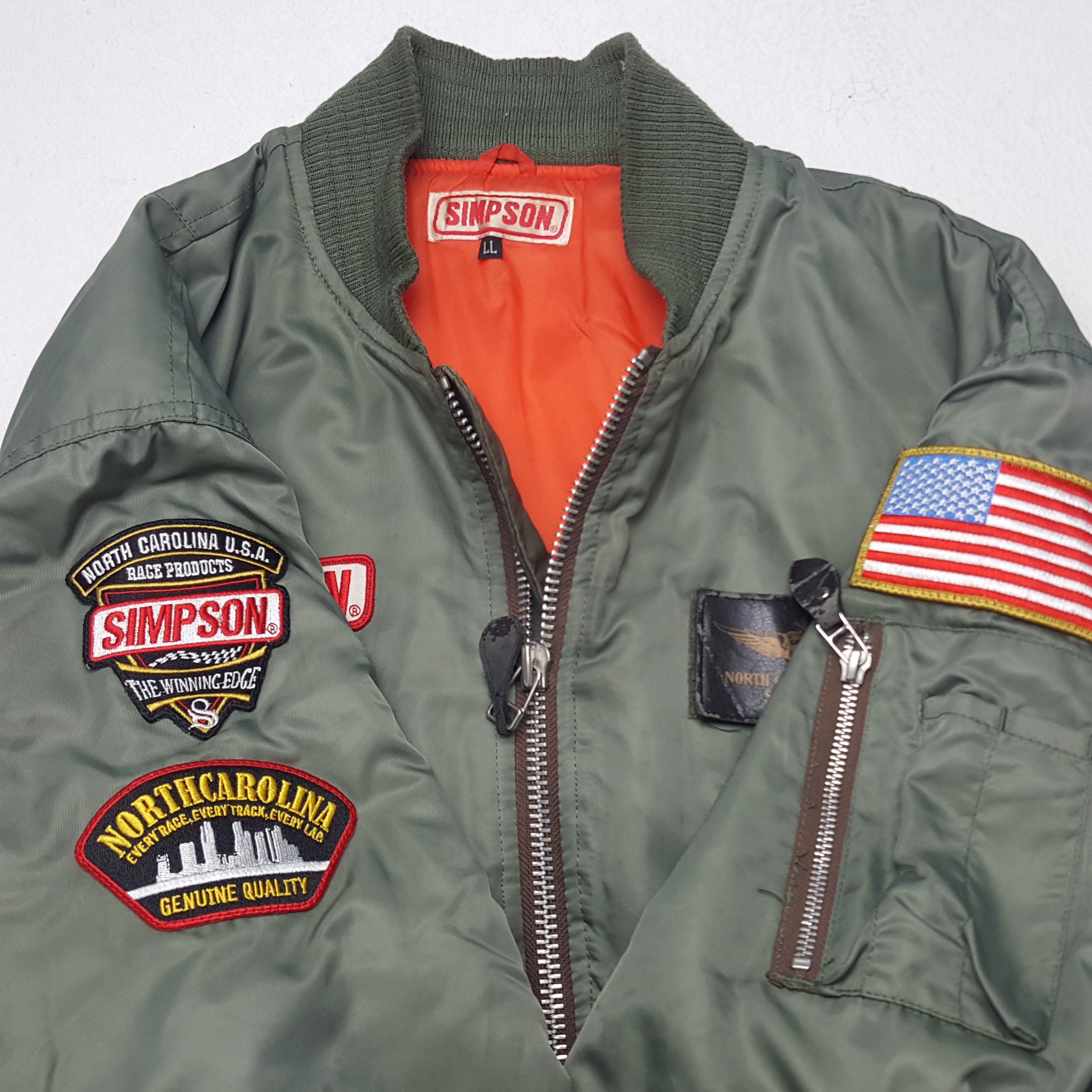 The Simpsons × Vintage Vintage Simpson North Carolina Motorsports Racing Jacket Size US L / EU 52-54 / 3 - 5 Thumbnail