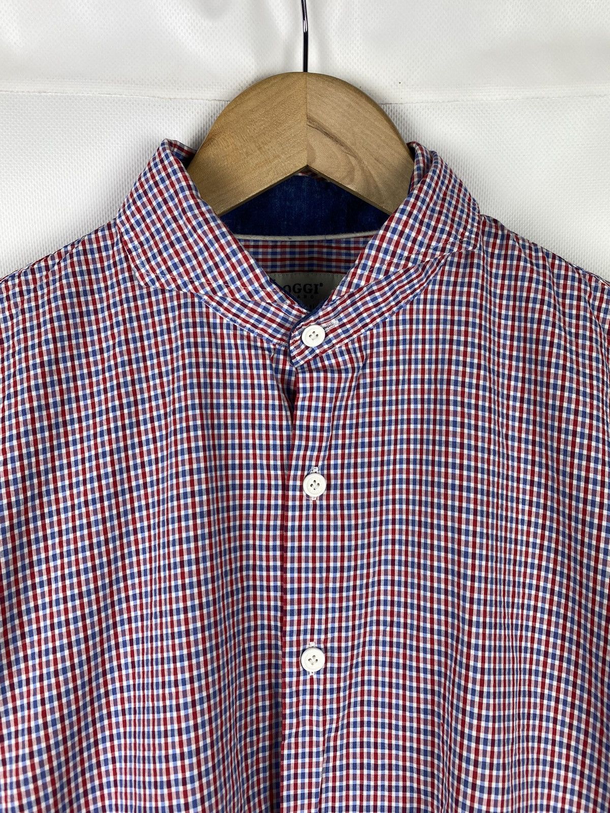 Boggi Boggi Milano men’s long sleeve plaid button up shirt size L Size US L / EU 52-54 / 3 - 8 Thumbnail