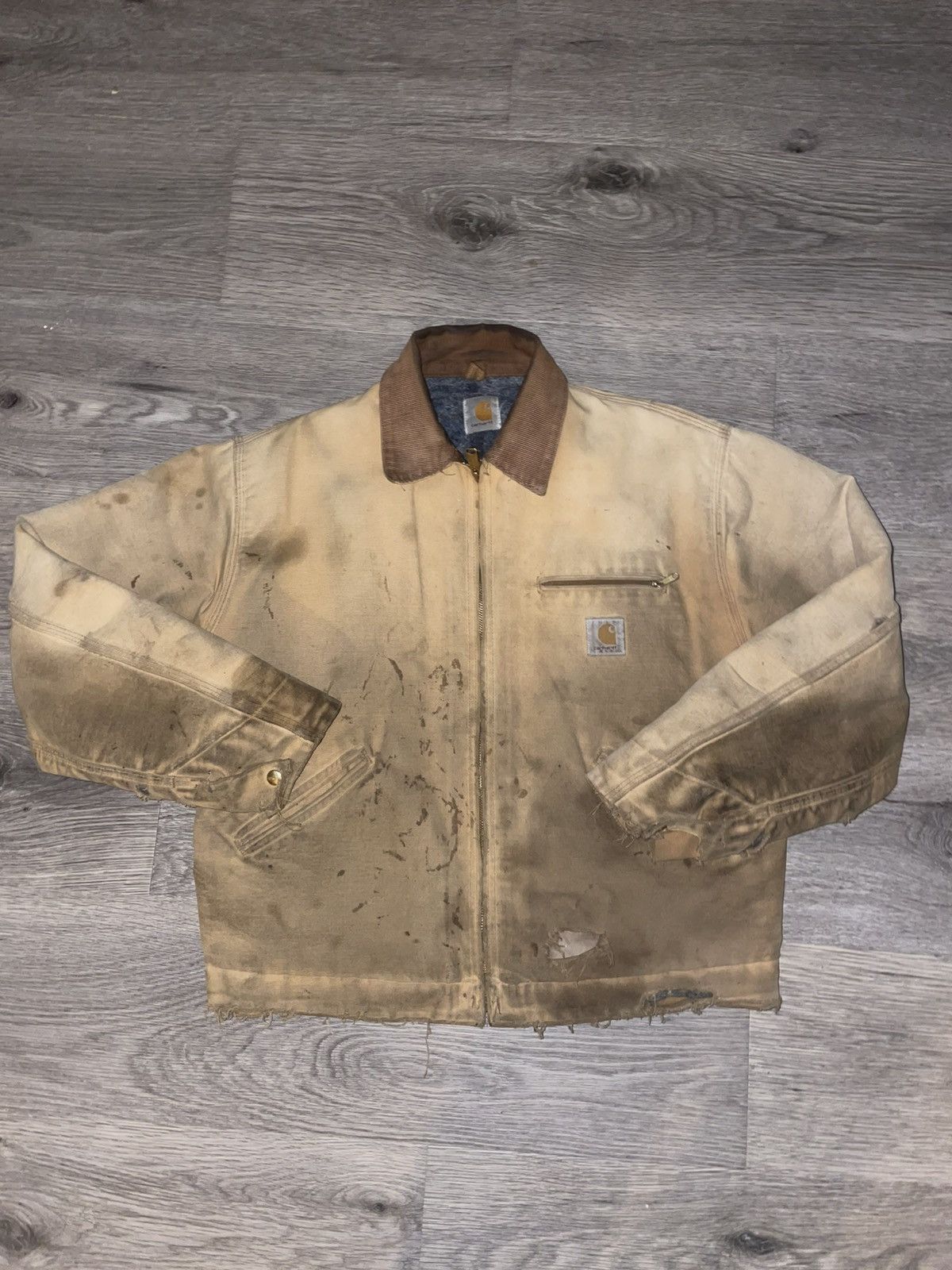 Carhartt Very distressed carhartt Detroit Size US L / EU 52-54 / 3 - 1 Thumbnail