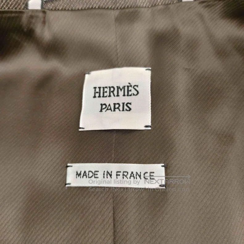 Hermes Hermes Wool blend knitted cold-proof suit jacket Size XS / US 0-2 / IT 36-38 - 4 Thumbnail