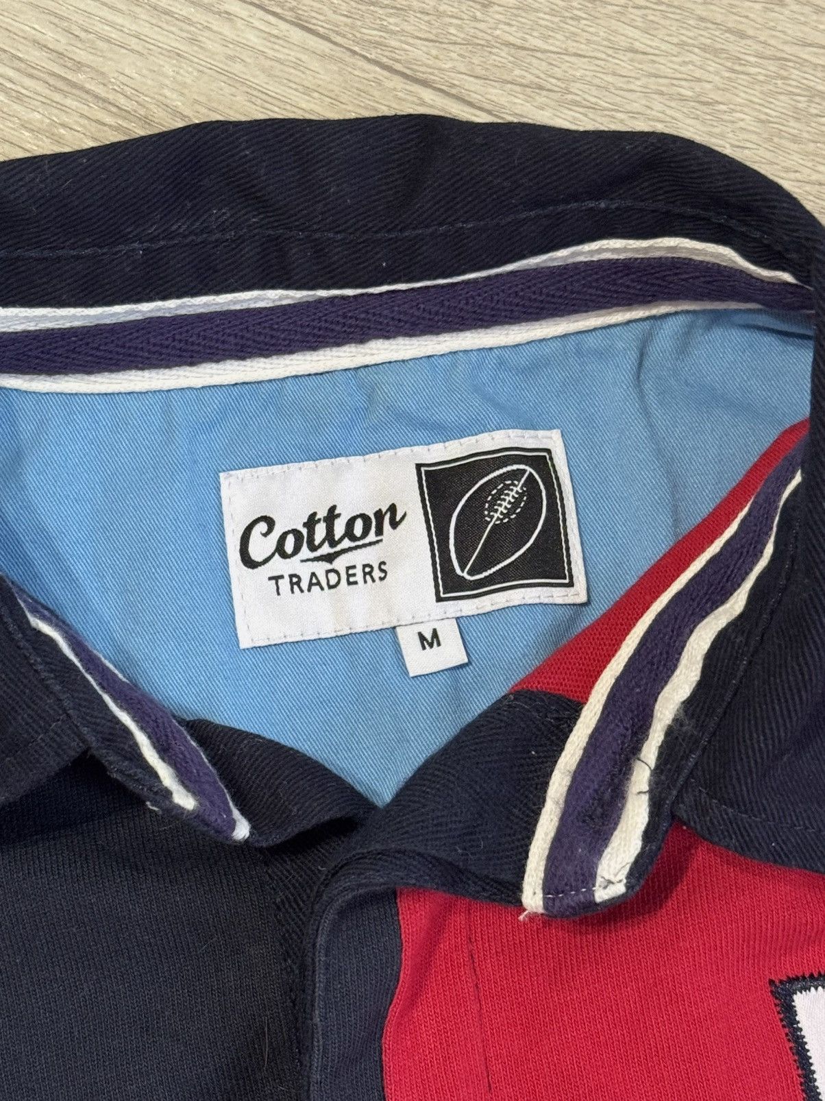 Vintage 🔷Vintage Cotton Traders 10 World Nations Teams Rugby Shirt🔷 Size US M / EU 48-50 / 2 - 7 Thumbnail