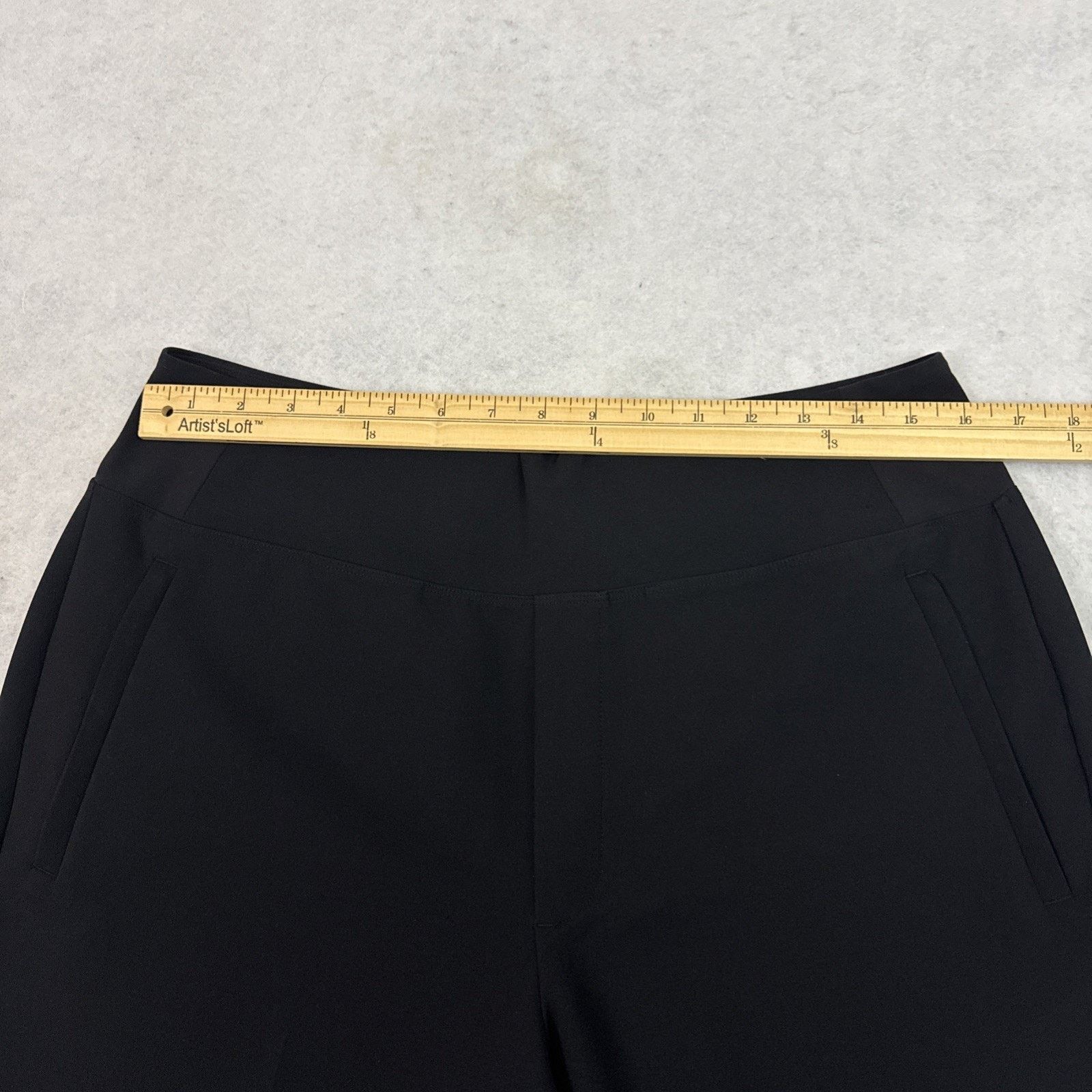 Athleta Athleta Endless High Rise Ankle Pants Women 12 Black Pull On Size 34" / US 12 / IT 48 - 5 Thumbnail