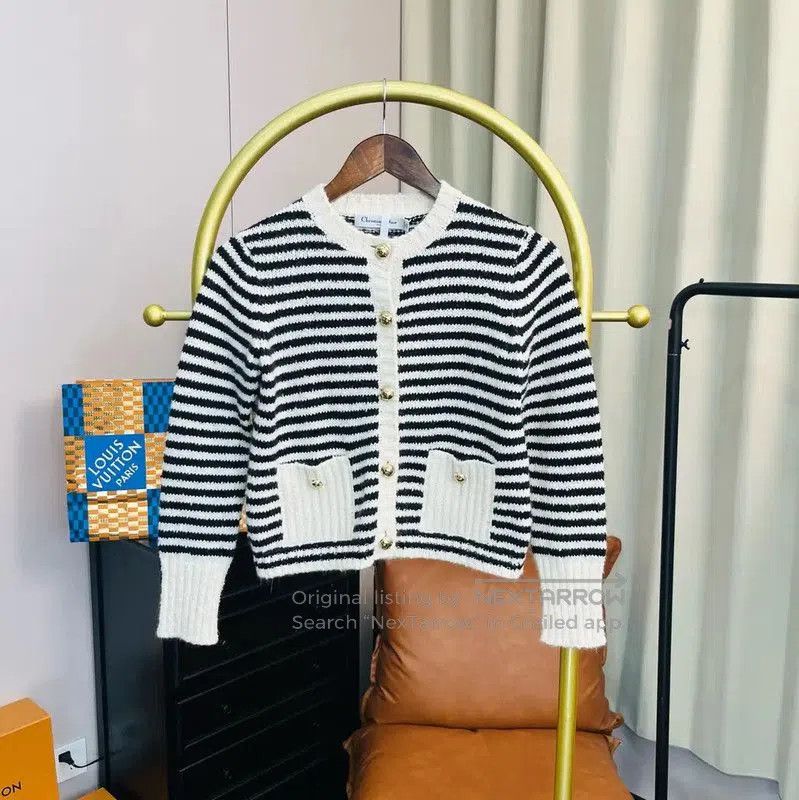 Dior Dior Cotton Black Cardigan for Women . Size S / US 4 / IT 40 - 1 Thumbnail