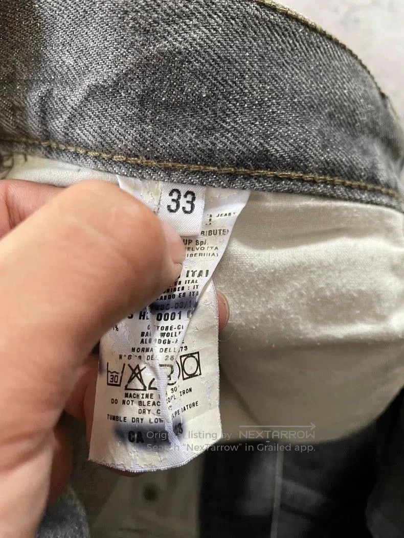Helmut Lang Helmut Lang Gray Black Raw Denim Jeans. Size US 33 - 3 Thumbnail