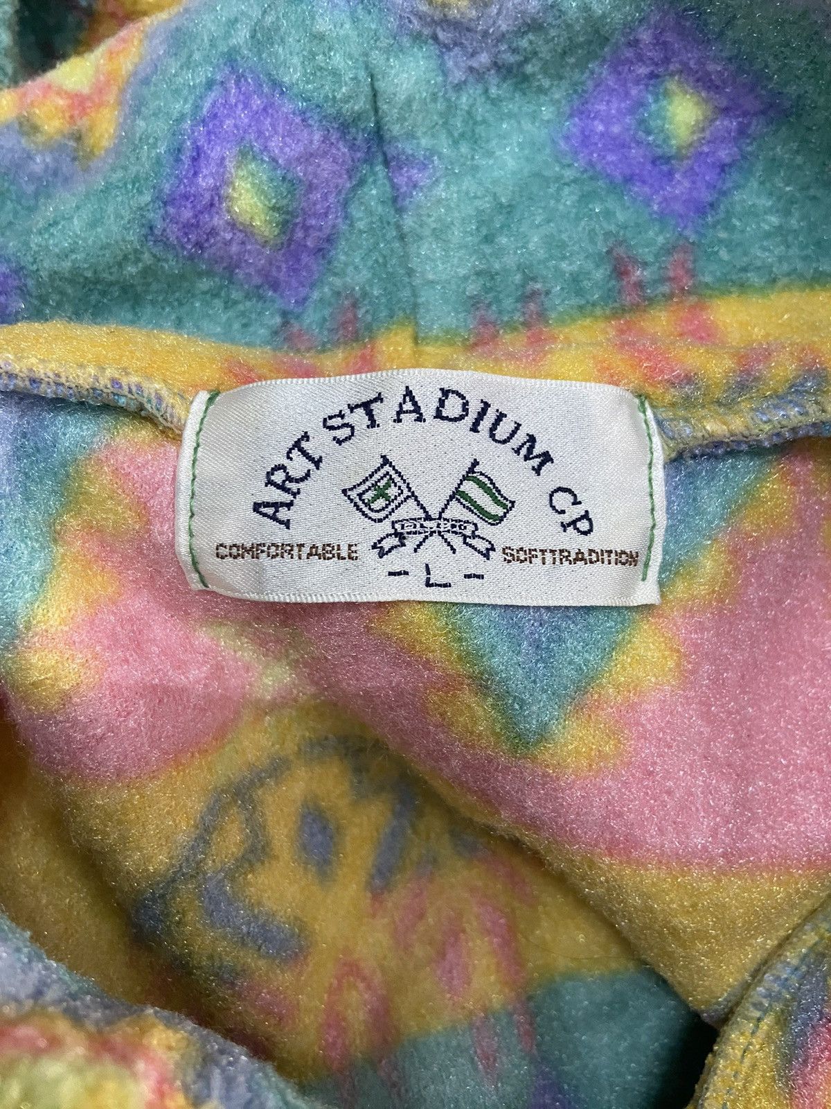 Japanese Brand ART STADIUM CP FLEECE SWEATER Size US L / EU 52-54 / 3 - 6 Thumbnail