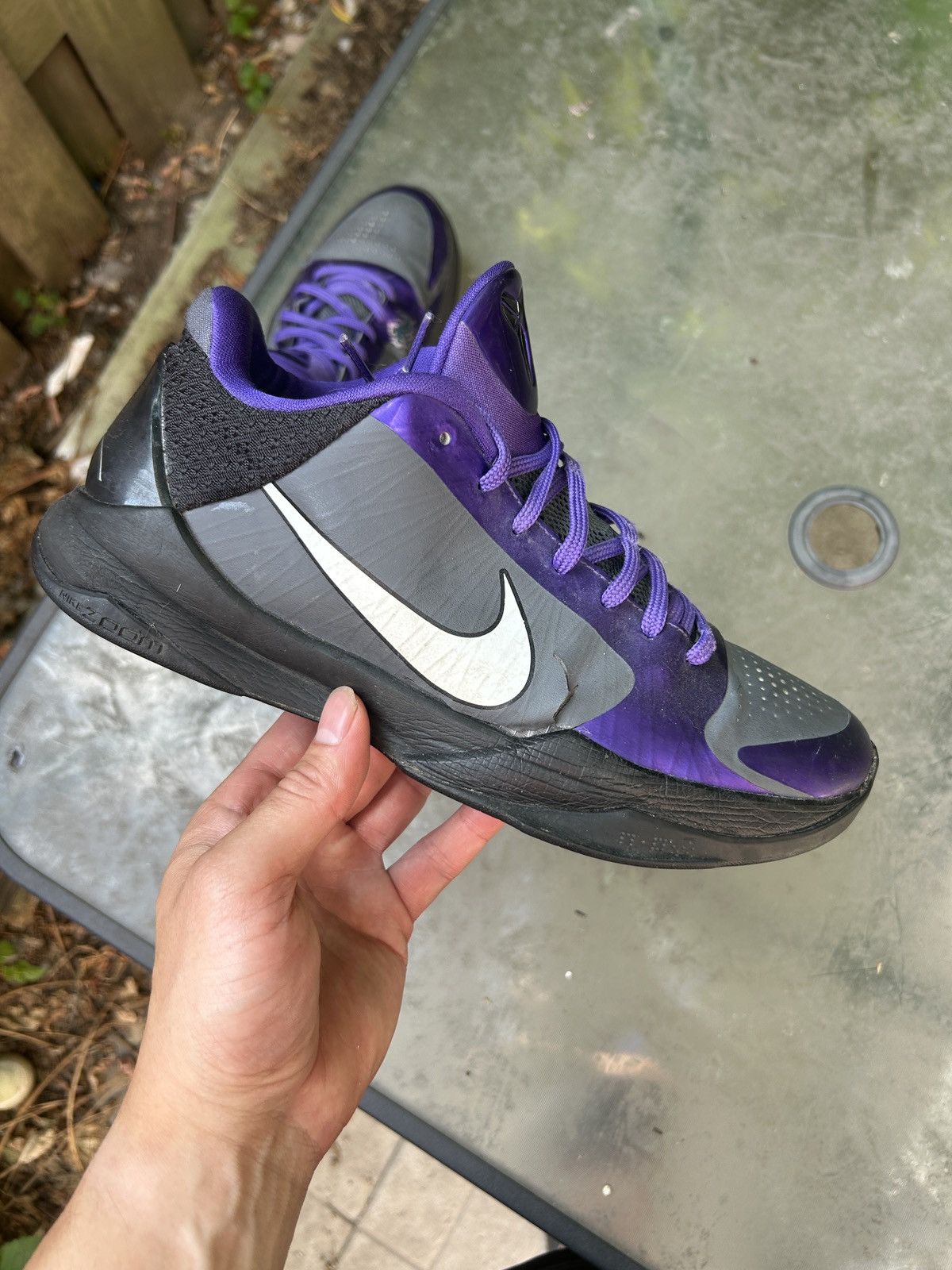 Nike Nike ID Zoom Kobe 5 Purple / Grey Black Nike I.D colorway Size US 9 / EU 42 - 7 Thumbnail