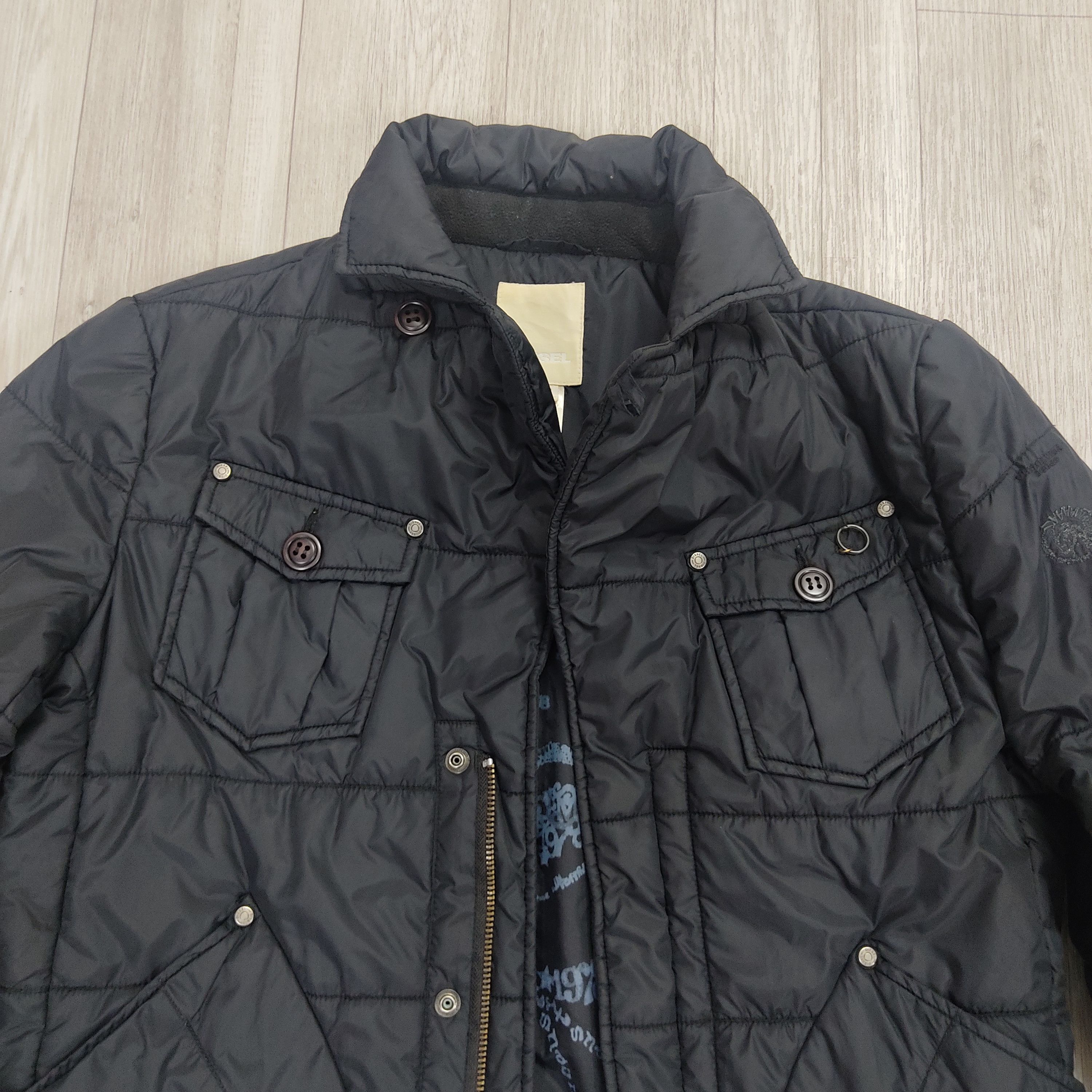 Beauty Beast DIESEL Molvena 36060 Light Puffer Jacket Size US S / EU 44-46 / 1 - 6 Thumbnail