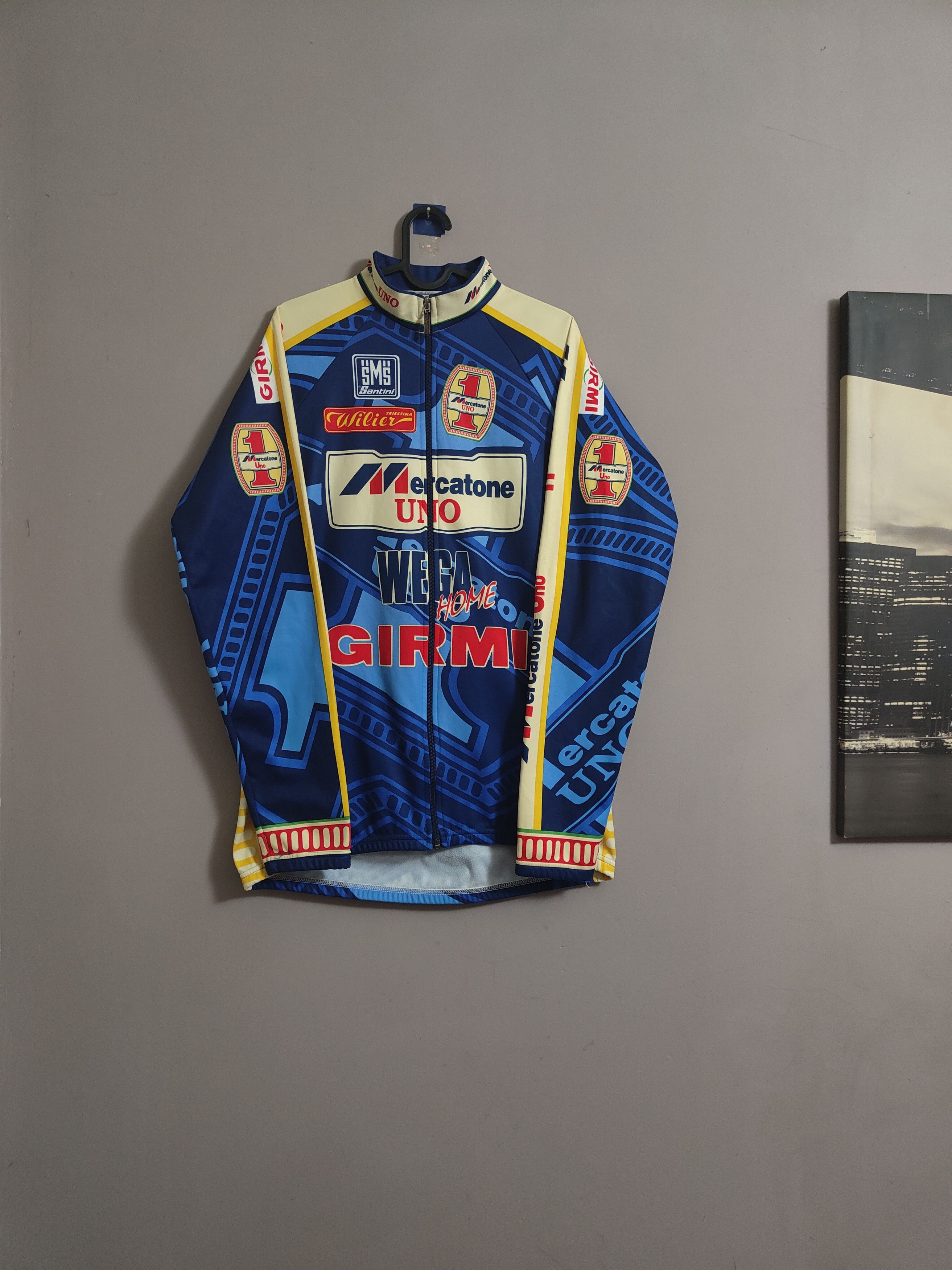 1997 Vintage Mercatone Uno Tour De France Cycling Jersey