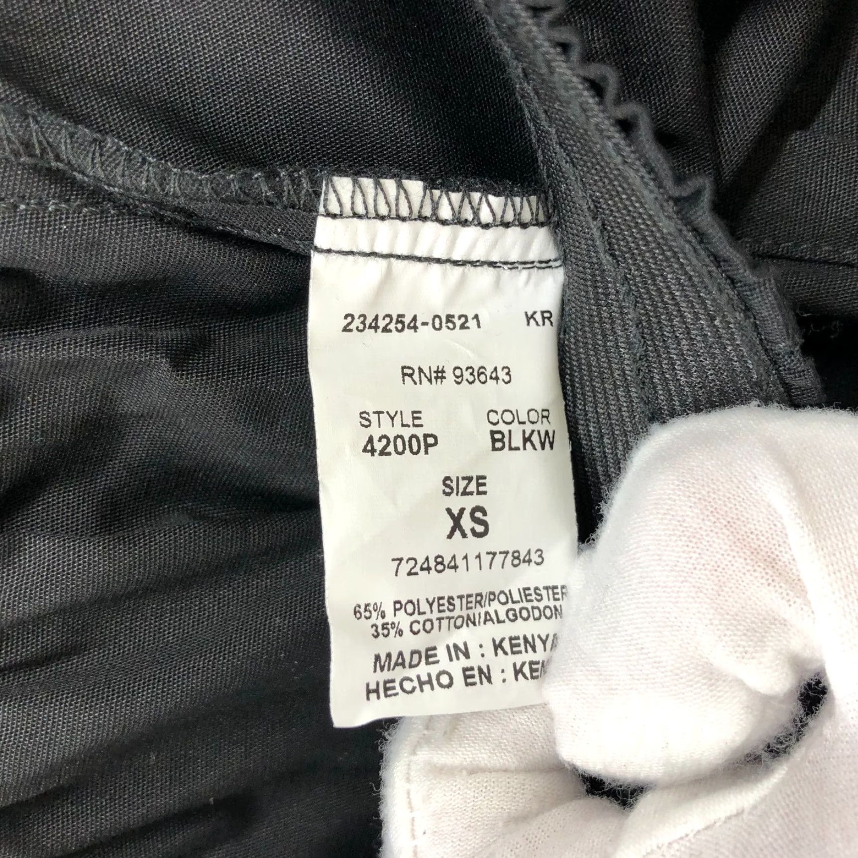 Cherokee Cherokee NWT Utility Scrub Pants Black Womens XS PXP Petite XSP Uniform Workwear Scrubs Pants Pockets Polyester Blend Pull On Size 26" / US 2 / IT 38 - 7 Thumbnail