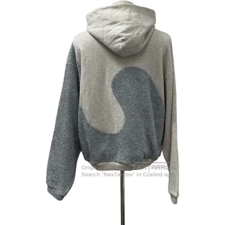 Dior Dior Glitter pink stitching hooded sweatshirt Size US L / EU 52-54 / 3 - 2 Thumbnail
