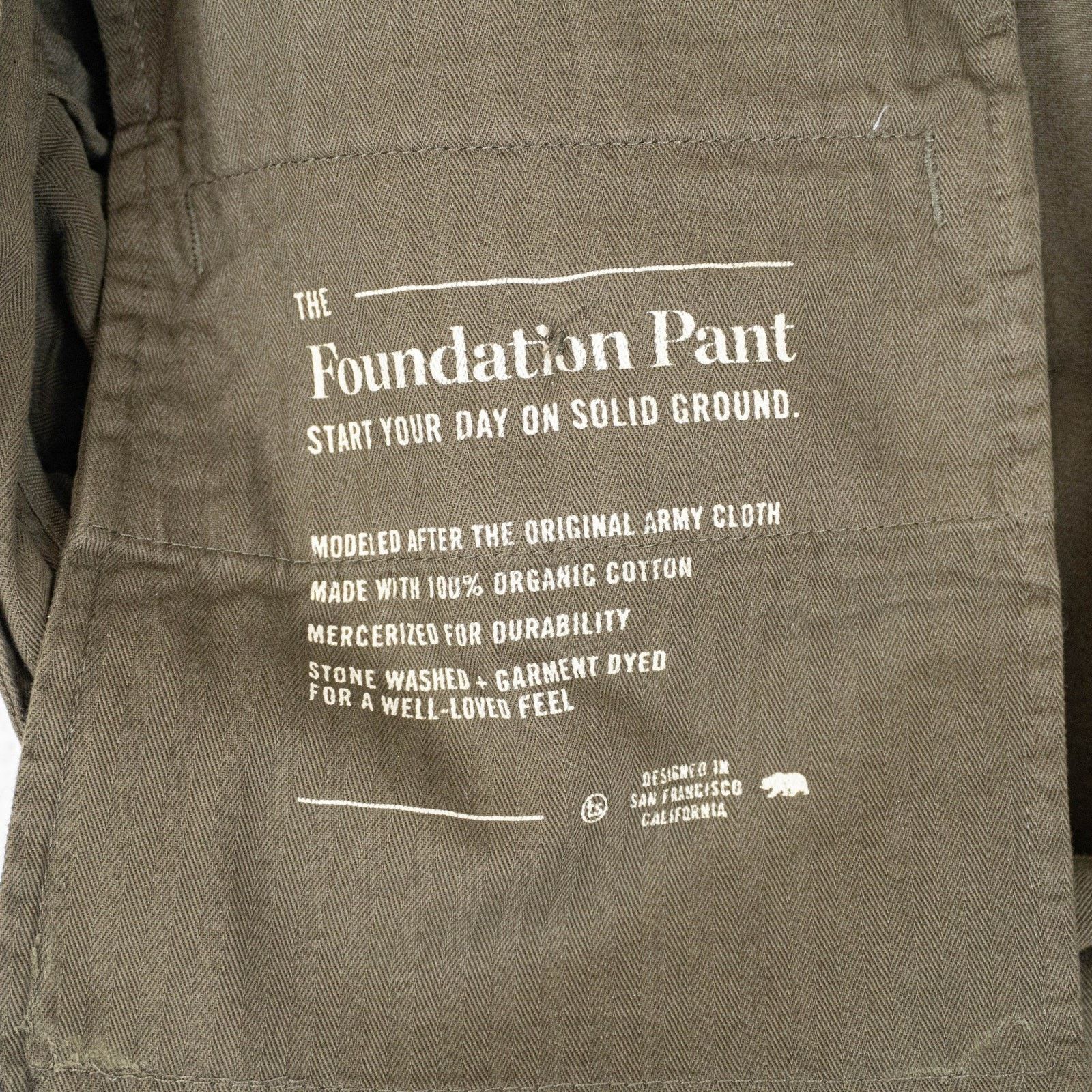 Taylor Stitch Taylor Stitch The Democratic Foundation Pants Olive 36x34 Size US 36 / EU 52 - 9 Thumbnail