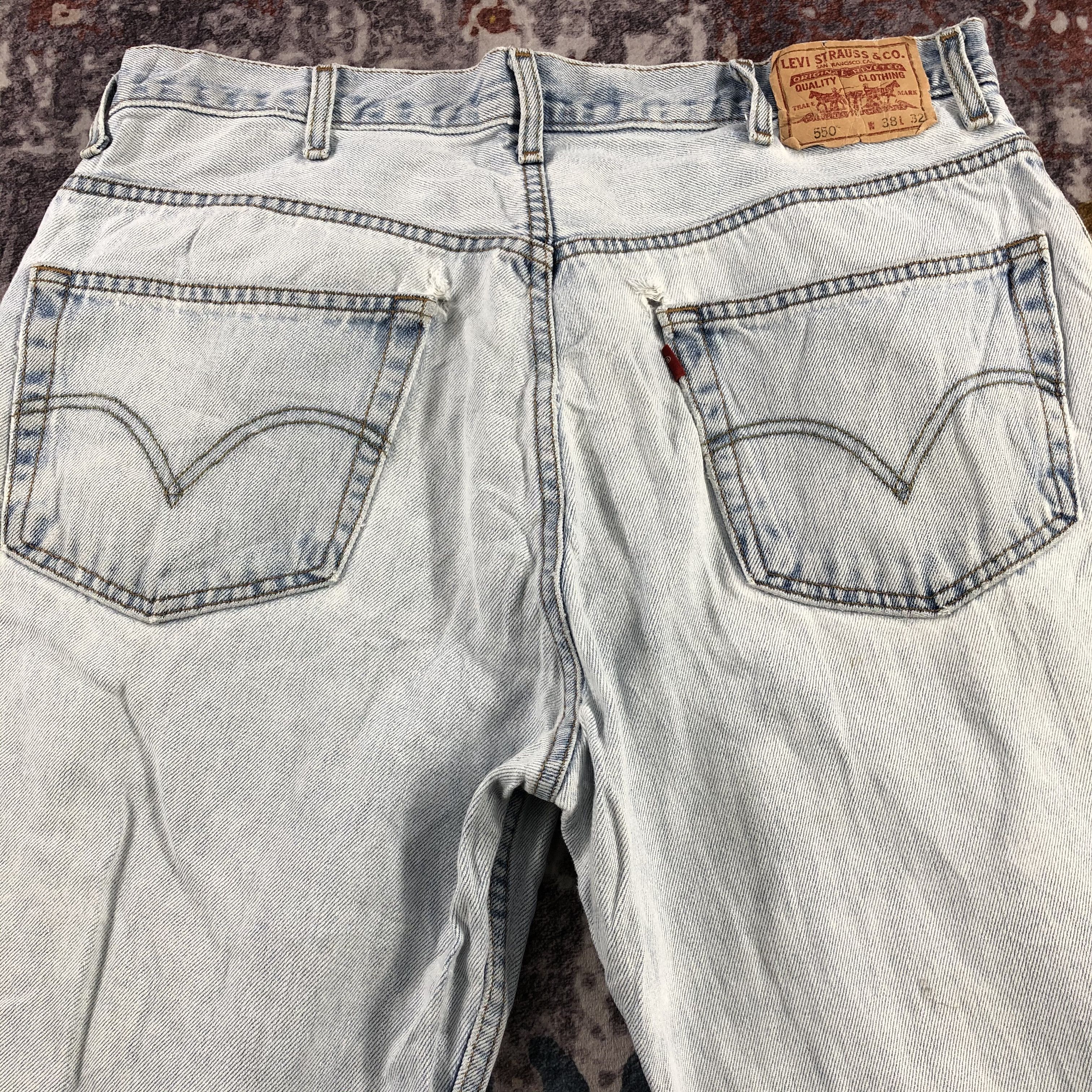 Levi's × Vintage Vintage Light Wash Levis 550 Jeans-JM3123 Size US 36 / EU 52 - 5 Thumbnail
