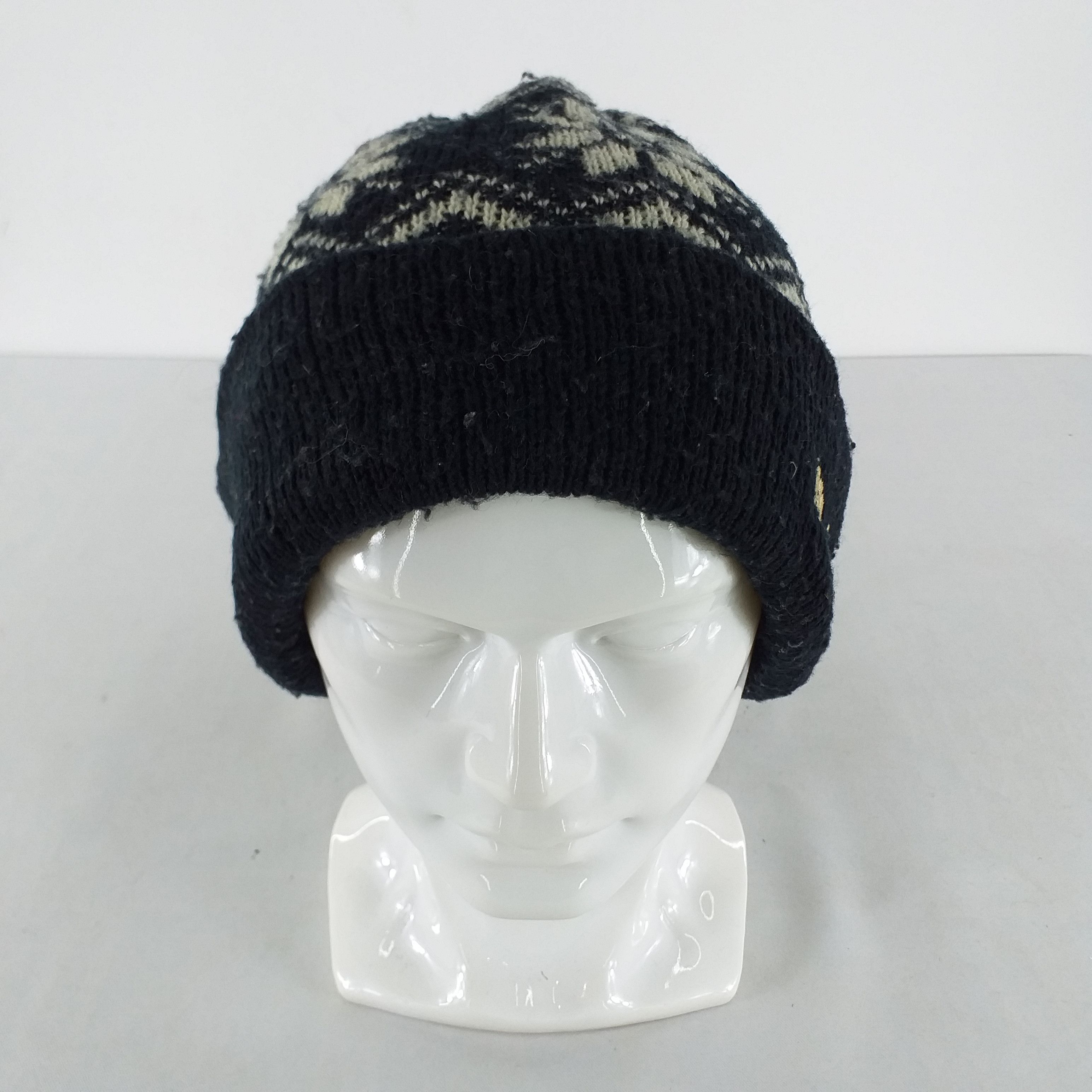 Japanese Brand Geometrical Design Snow Cap Hat Beanie -BN410 Size ONE SIZE - 2 Thumbnail