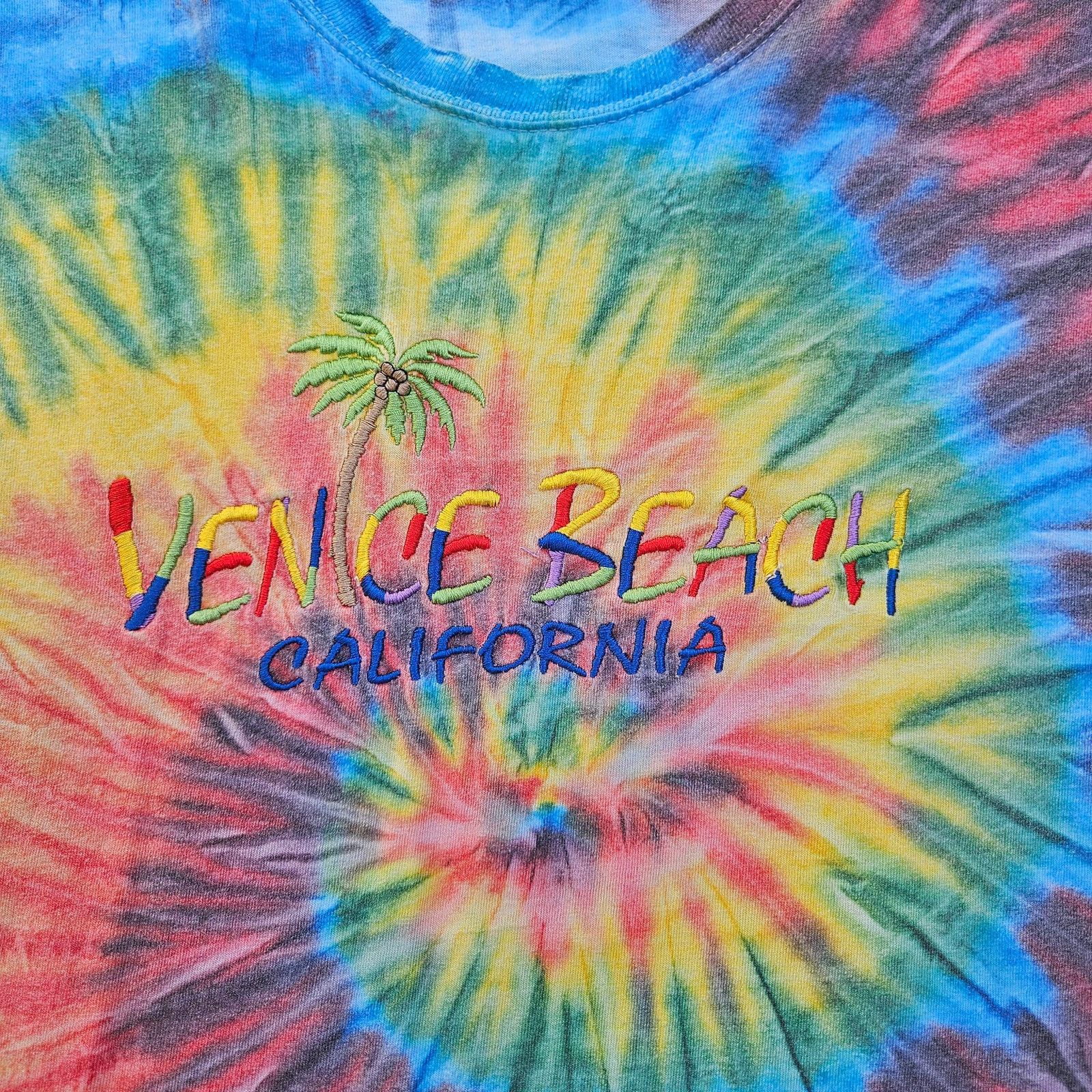 Hanes Vintage 2000's Tye DyeVenice Beach T shirt Size Mens Large Size US L / EU 52-54 / 3 - 2 Thumbnail