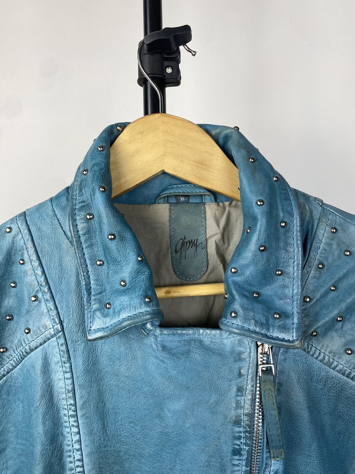 Japanese Brand Vintage Gipsy Japanese Leather Jacket Motorcycle Racing Size XL / US 12-14 / IT 48-50 - 9 Thumbnail