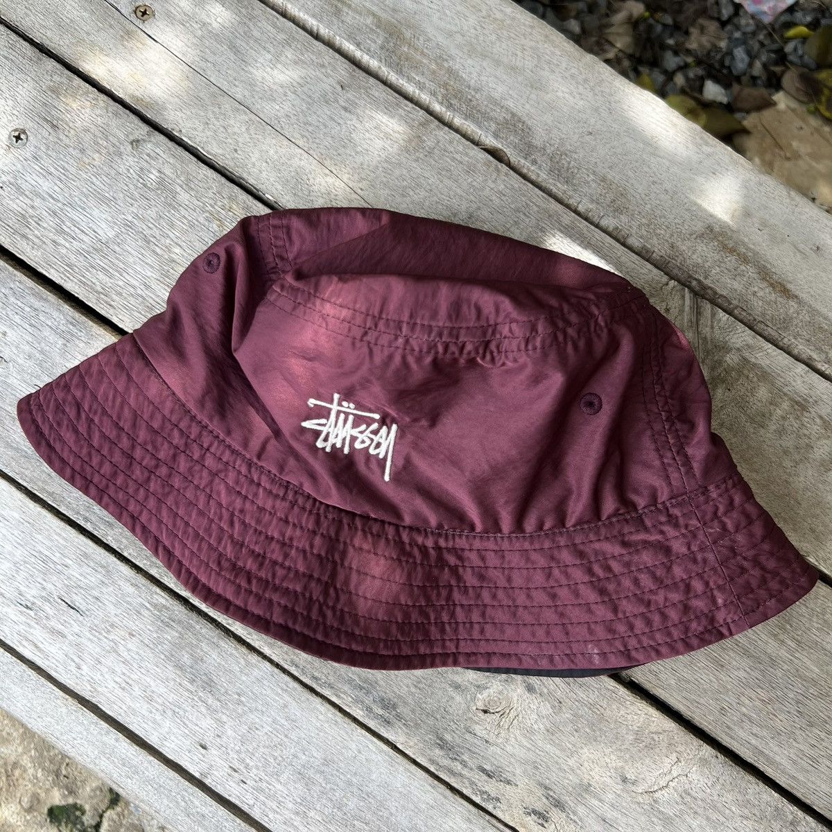Stussy Stussy classic logo reversible 2ways bucket hat Size ONE SIZE - 1 Thumbnail