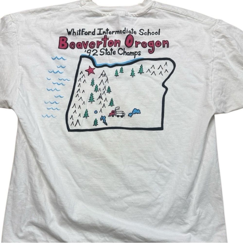 Vintage 90s vintage Whitford Intermediate School Beaverton Oregon Gr Size US XL / EU 56 / 4 - 1 Thumbnail