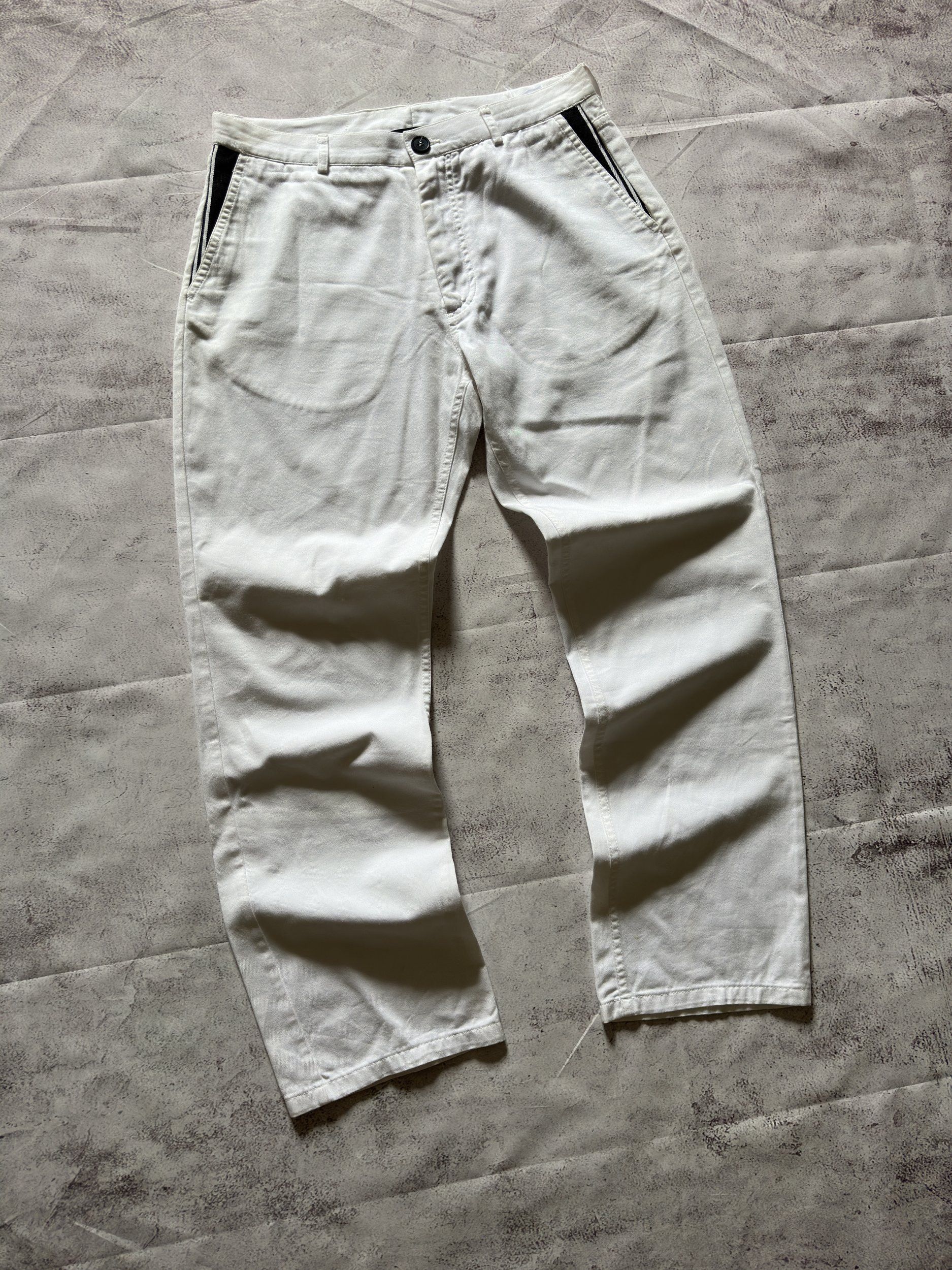 Givenchy Givenchy Men's White Cotton Pants IT44 Size US 31 - 3 Thumbnail