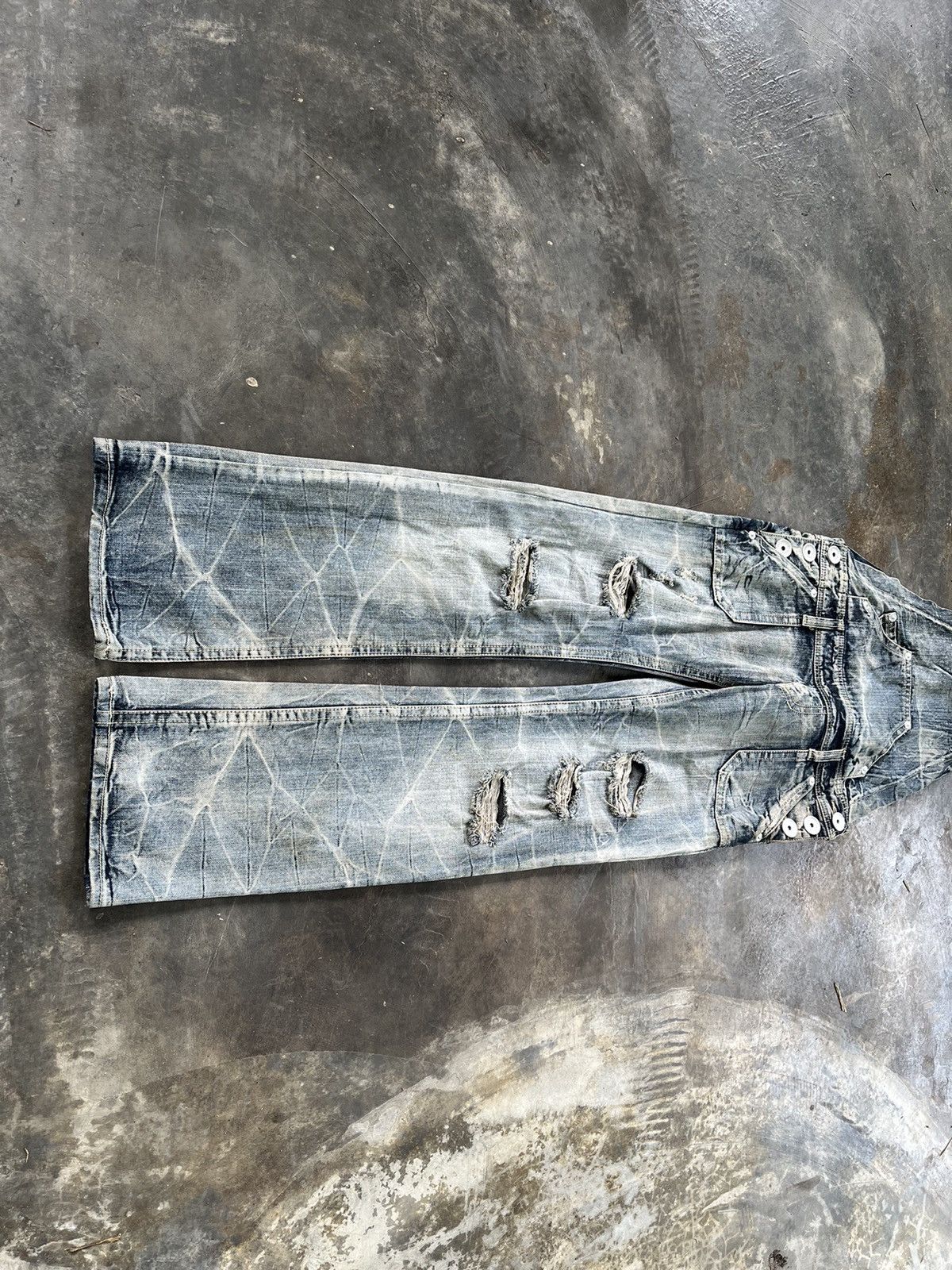 Japanese Brand × Tornado Mart × Vintage LGB Inspired Coverall Denim Size US 31 - 7 Thumbnail