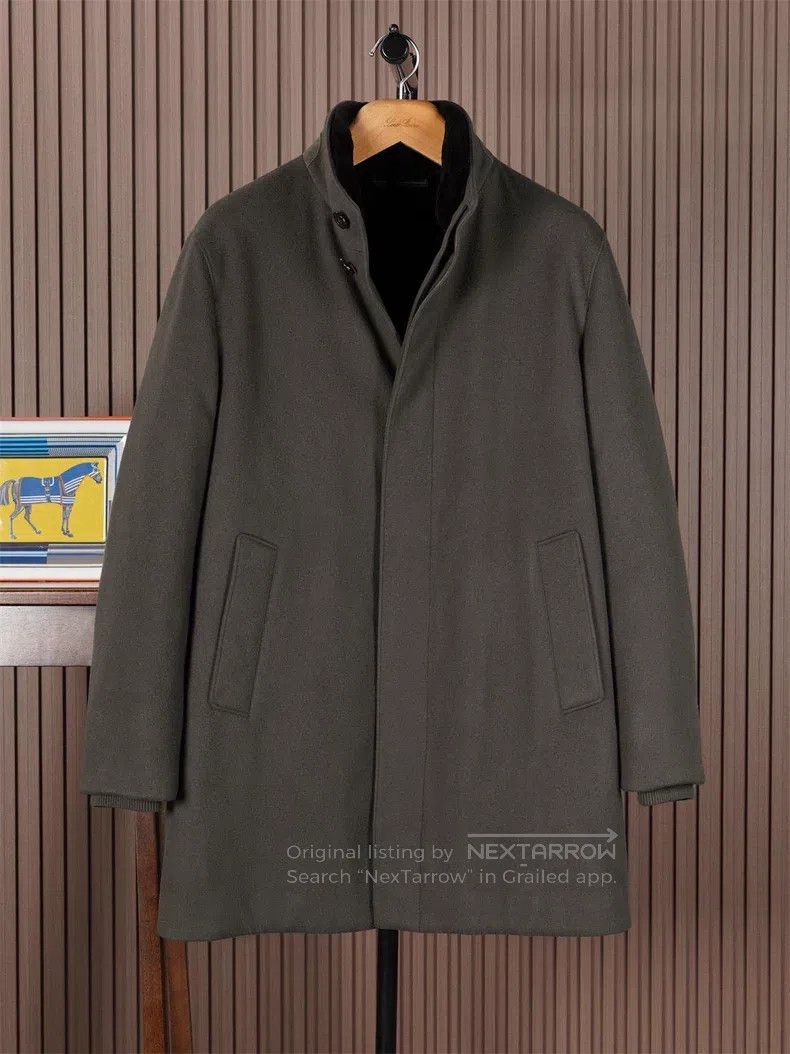 Loro Piana Loro Piana 100% Lama Wool + Mink Fur Lining Jacket Size US L / EU 52-54 / 3 - 1 Thumbnail