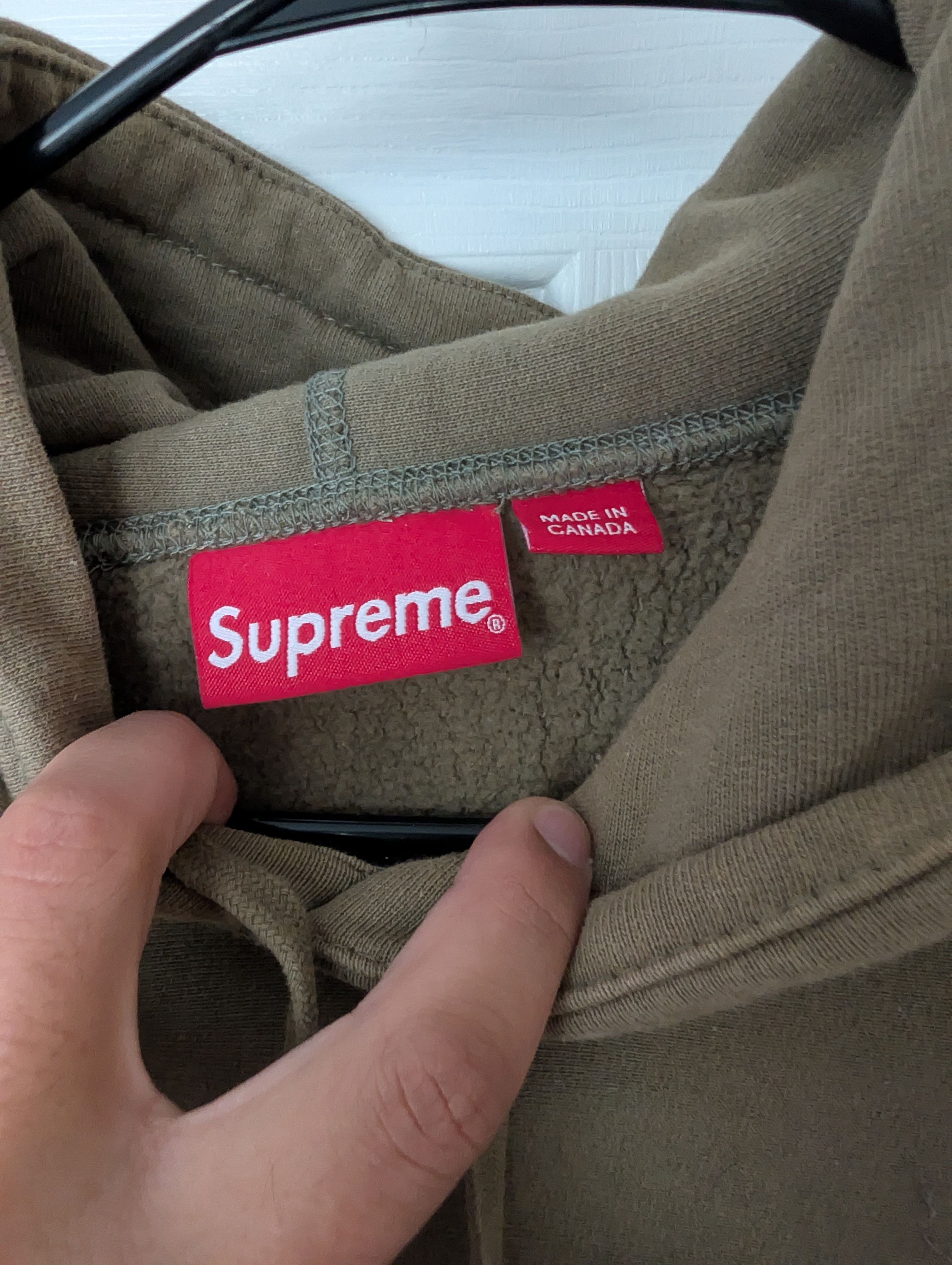 Supreme 2016 Supreme Olive Mini Small Box Logo Hoodie Size US S / EU 44-46 / 1 - 2 Thumbnail