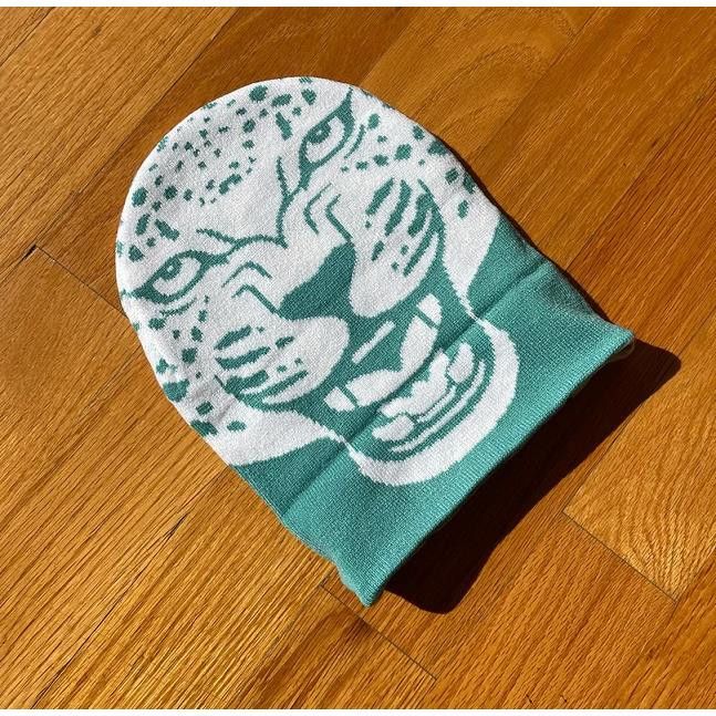 Alltimers New Alltimers Beanie White Blue RAWR Tiger Size ONE SIZE - 3 Thumbnail