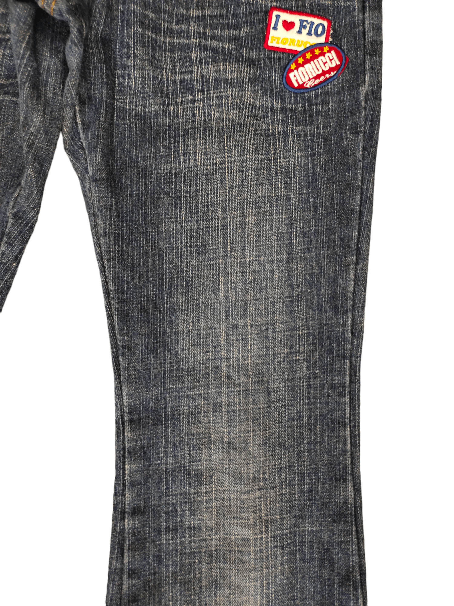 Fiorucci Flare Jeans Fiorucci Double Waist Boot Cut Low Rise Mudmax Size 25" / US 0 / IT 36 - 6 Thumbnail