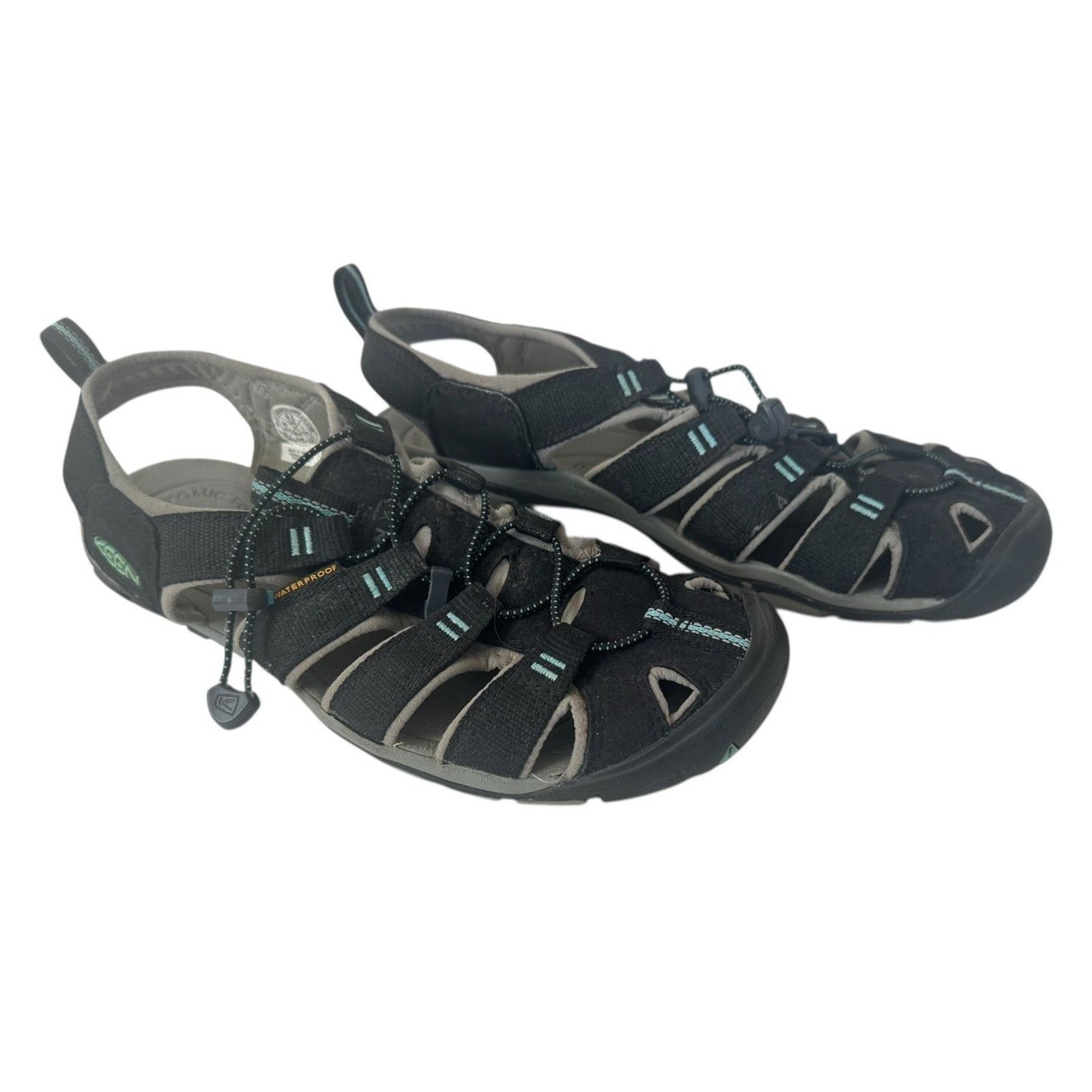KEEN KEEN Clearwater CNX Leather Comfort Contour Sandals 9.5 Size US 9.5 / IT 39.5 - 2 Thumbnail