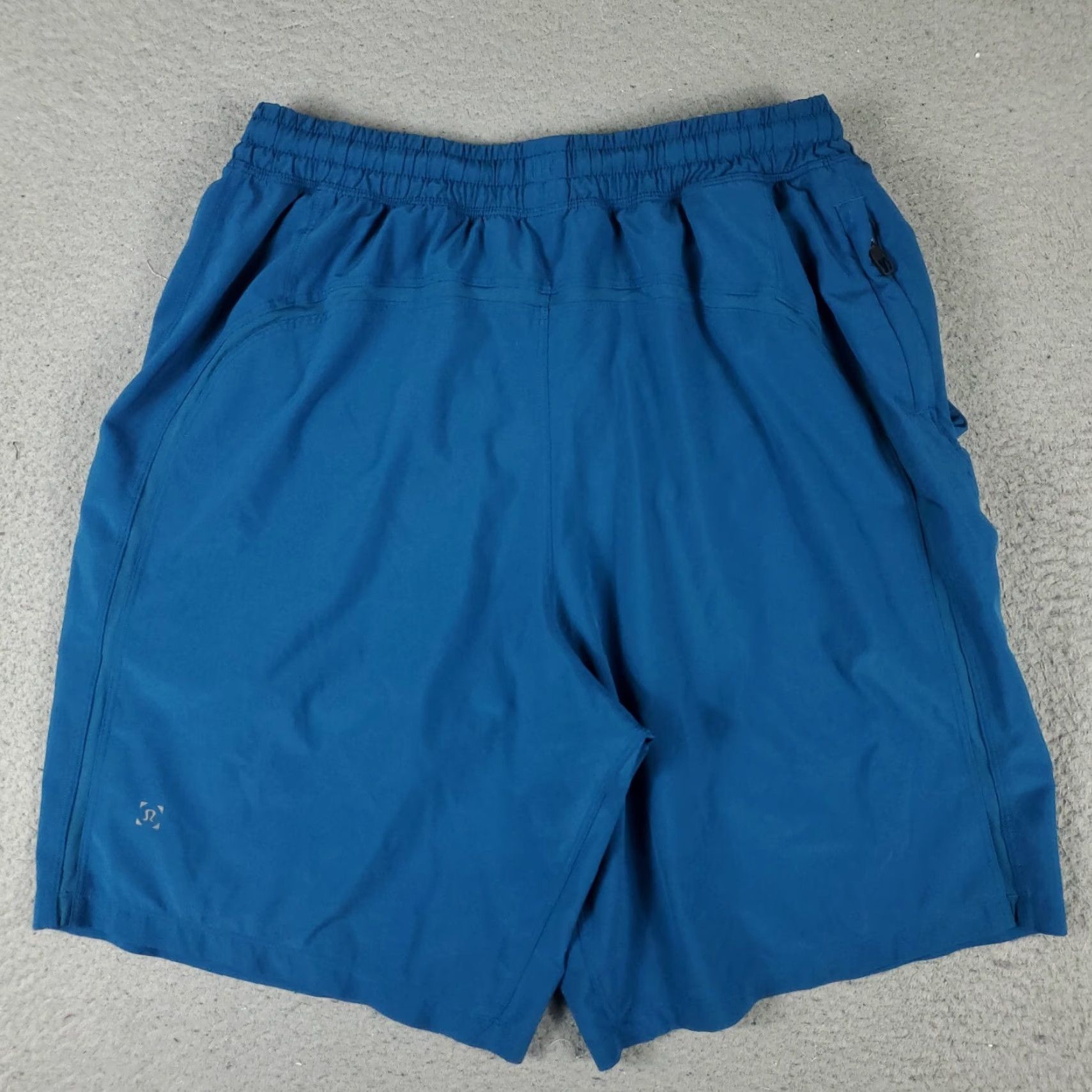 Lululemon Lululemon Shorts Mens M Blue Lace Tie Stretch Lined Running Gym Size US 31 - 6 Thumbnail
